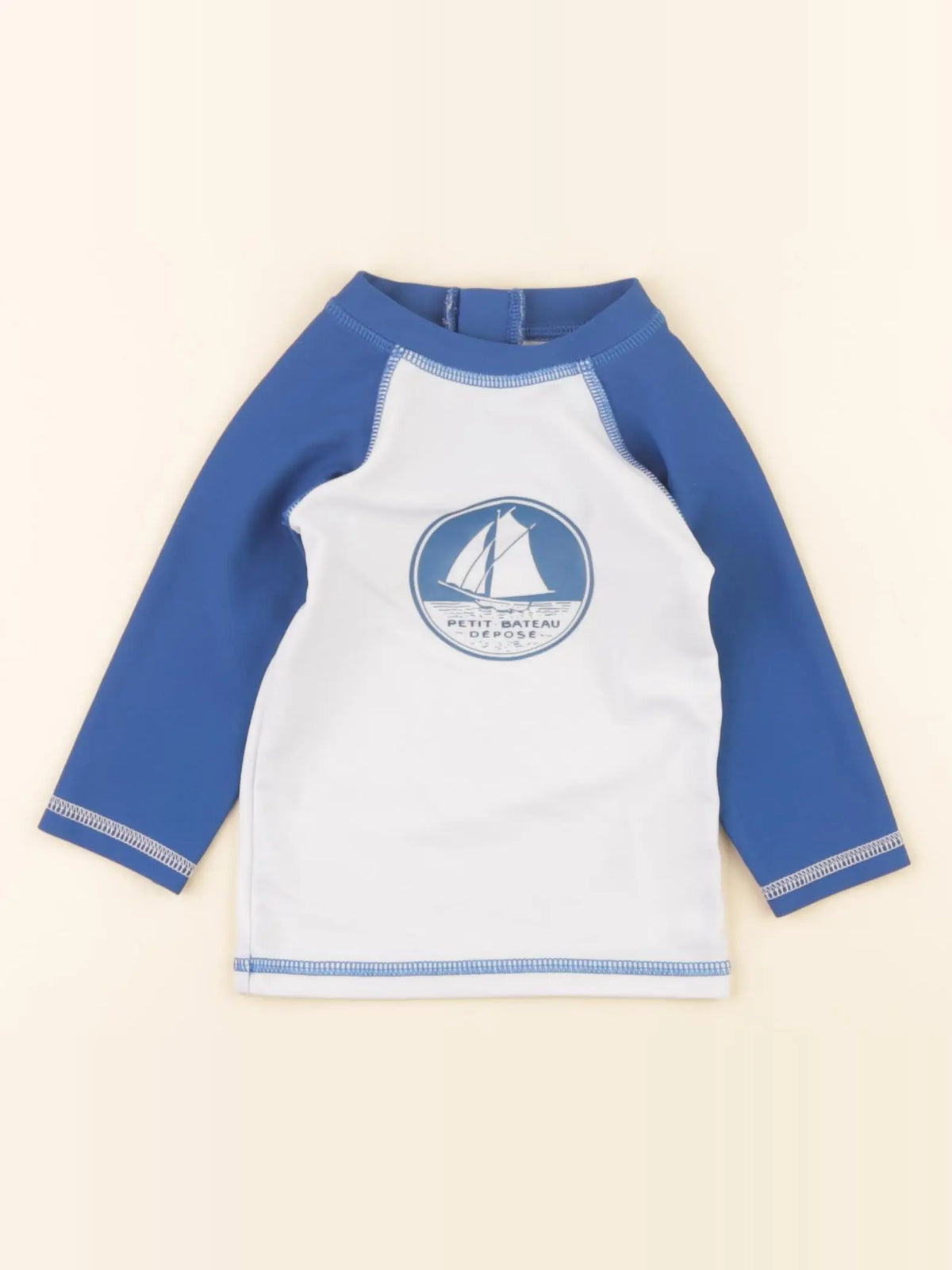 Petit Bateau - tee-shirt de bain bleu - 12 mois