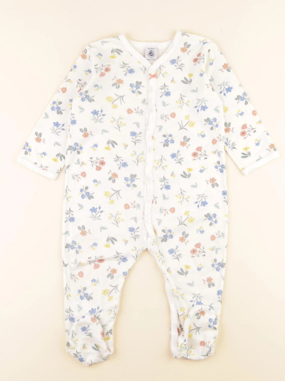Petit Bateau - pyjama coton multicolore - 18 mois