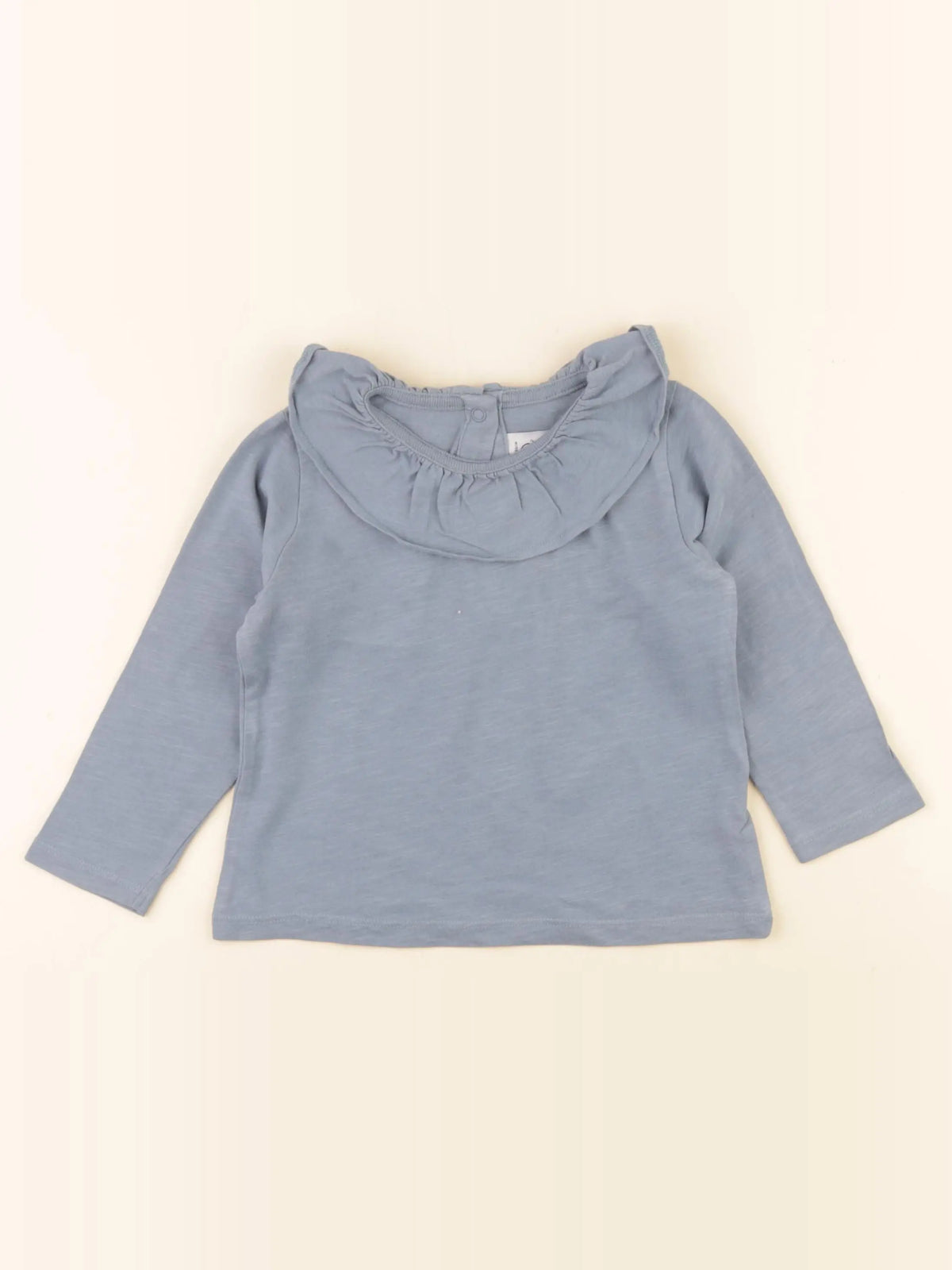 Petit Bateau - tee-shirt bleu - 24 mois