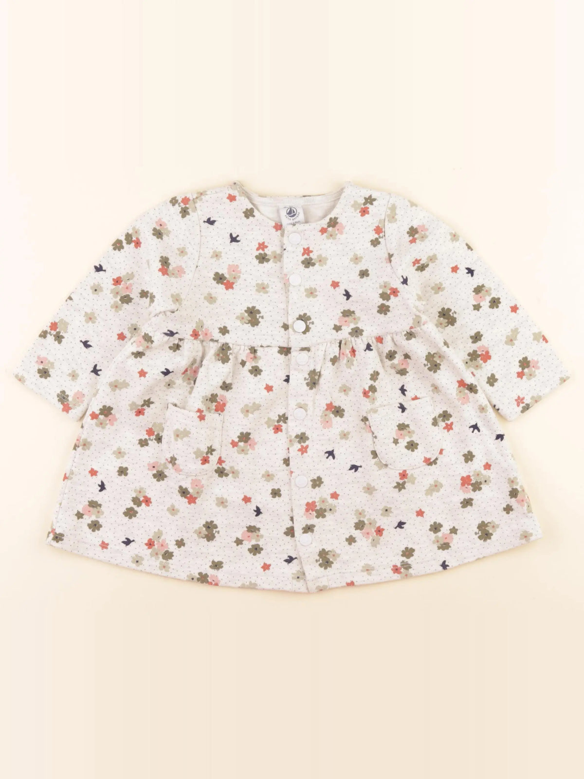 Petit Bateau - robe multicolore - 18 mois