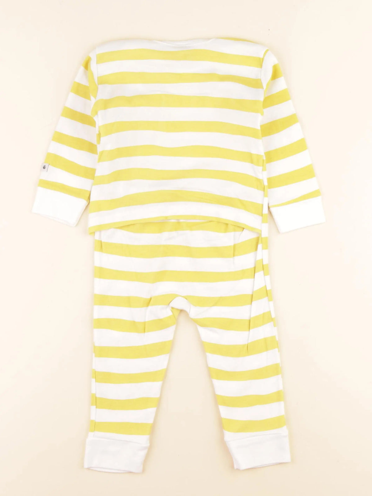 Petit Bateau - pyjama coton jaune - 18 mois