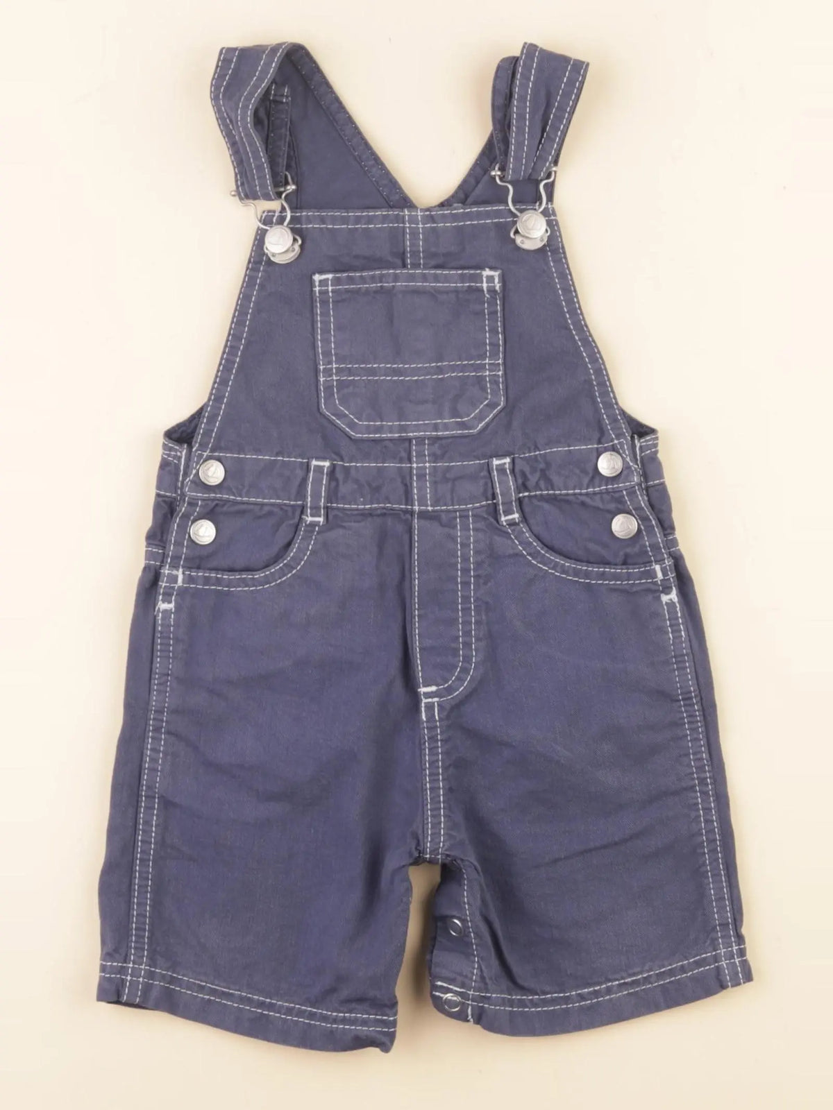 Petit Bateau - salopette bleu - 18 mois