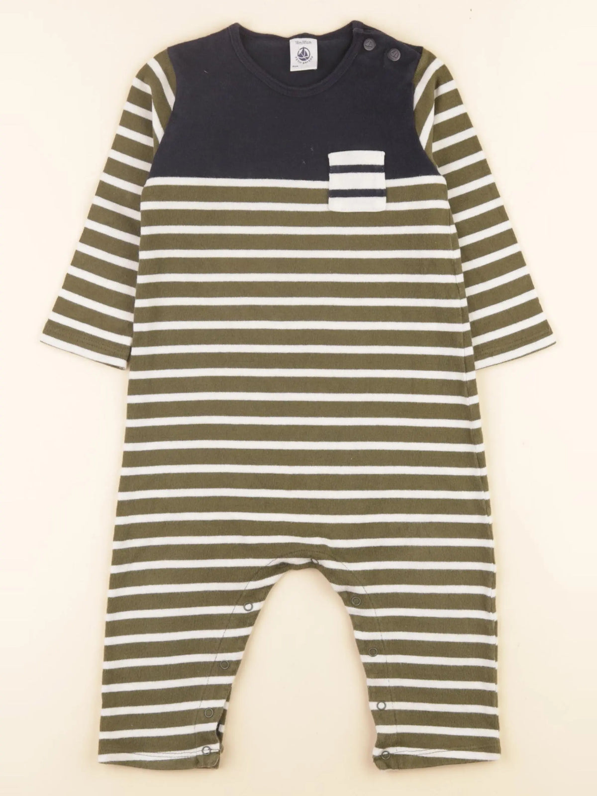 Petit Bateau - combinaison multicolore - 18 mois