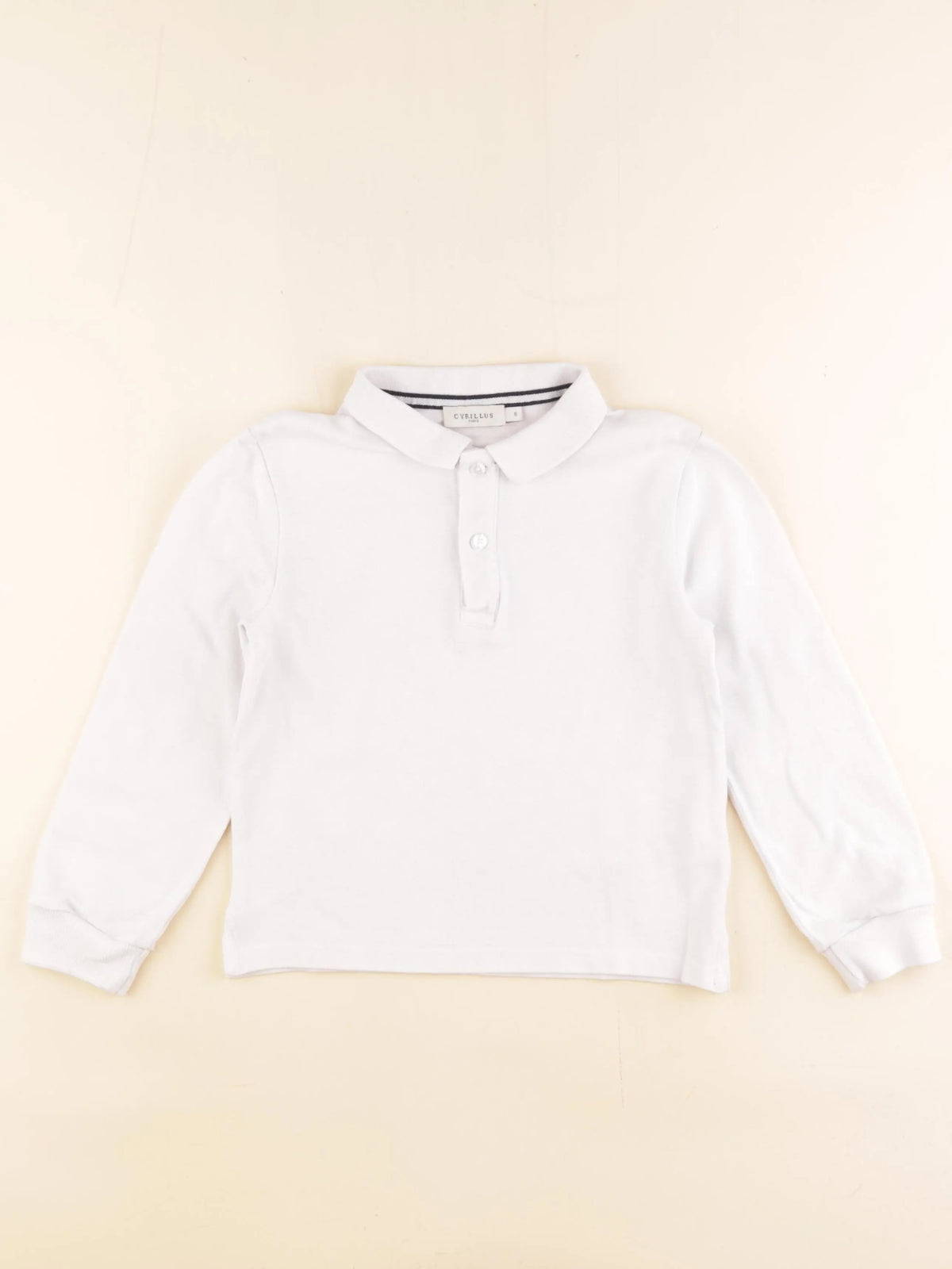 Cyrillus - polo blanc - 6 ans