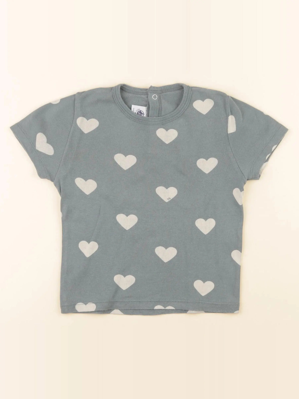 Petit Bateau - tee-shirt vert - 24 mois