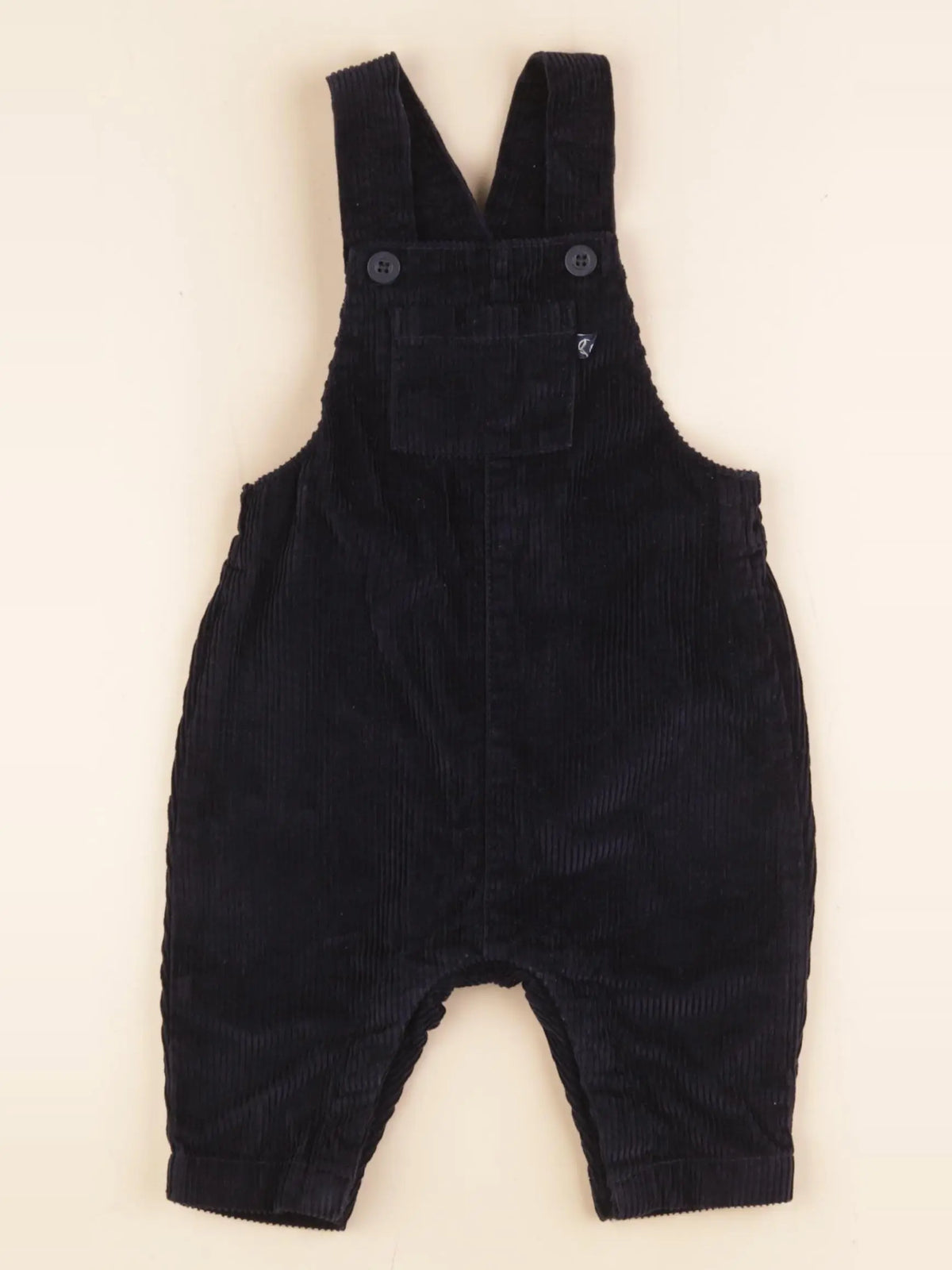 Petit Bateau - salopette bleu - 6 mois