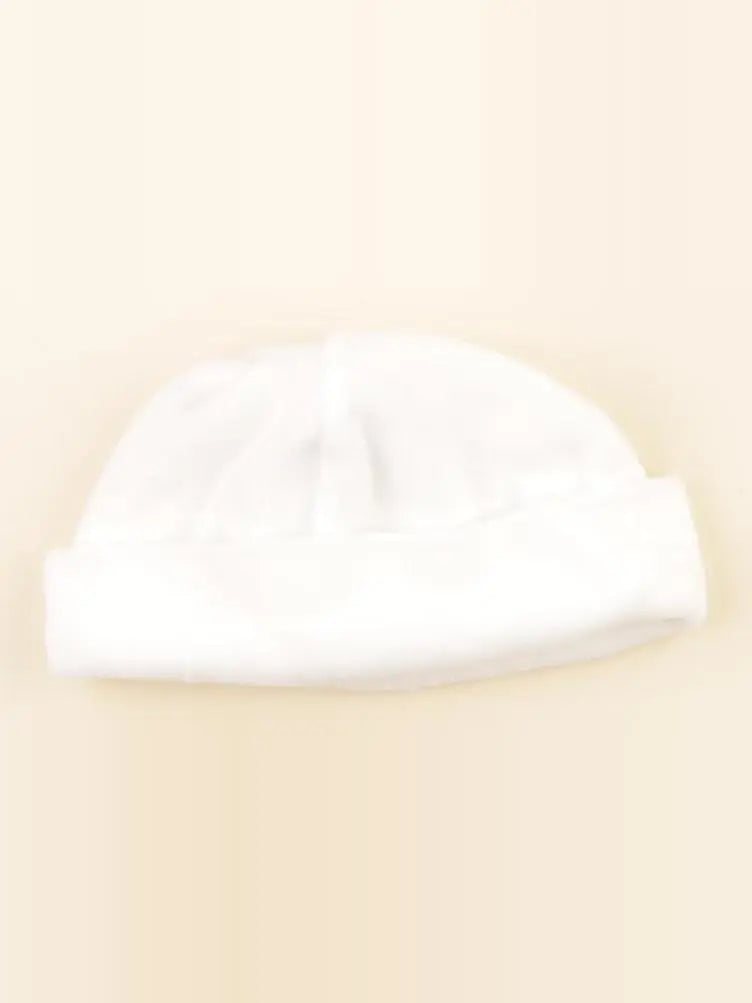 Petit Bateau - bonnet blanc - 0 mois