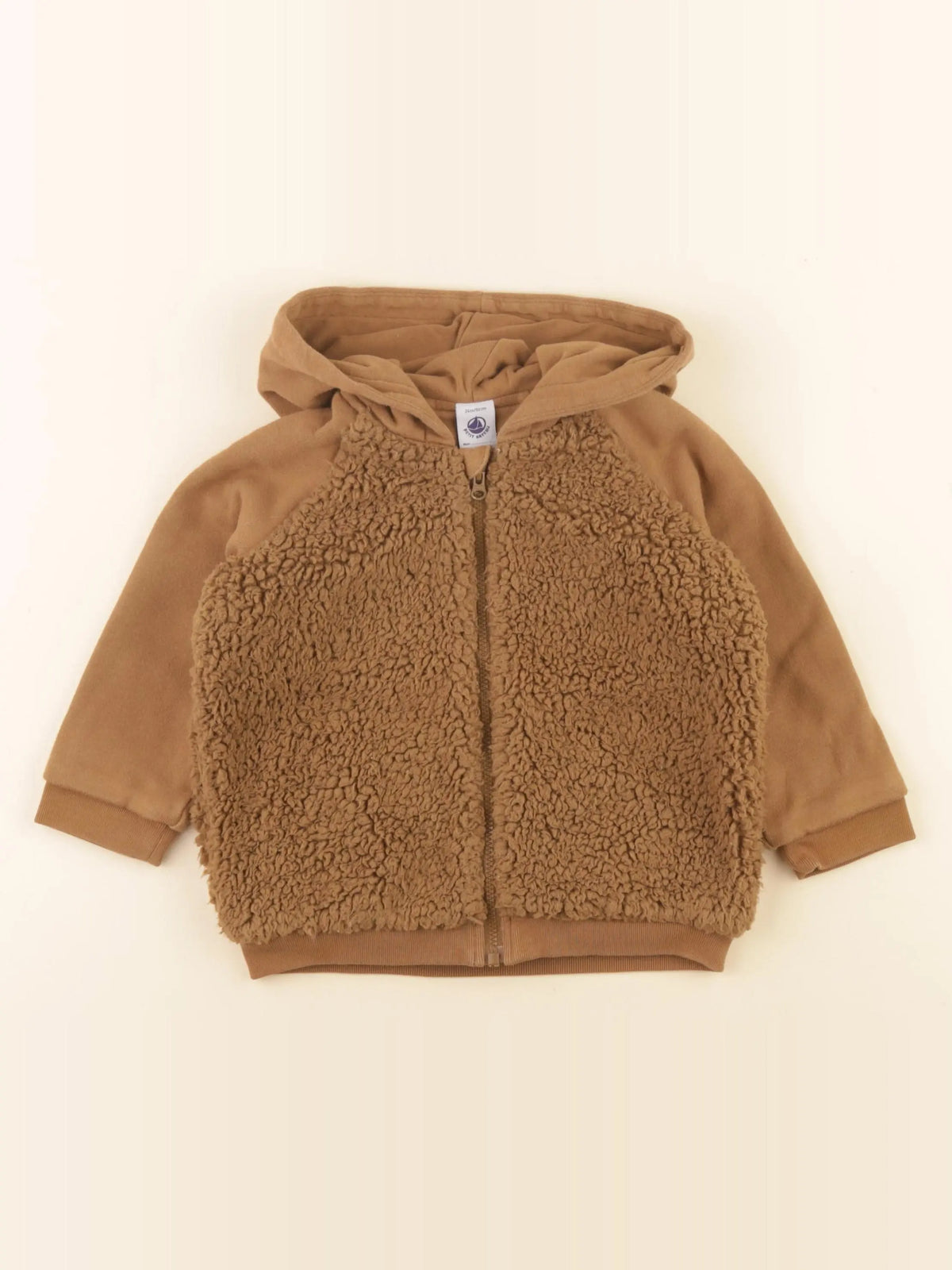 Petit Bateau - gilet marron - 24 mois