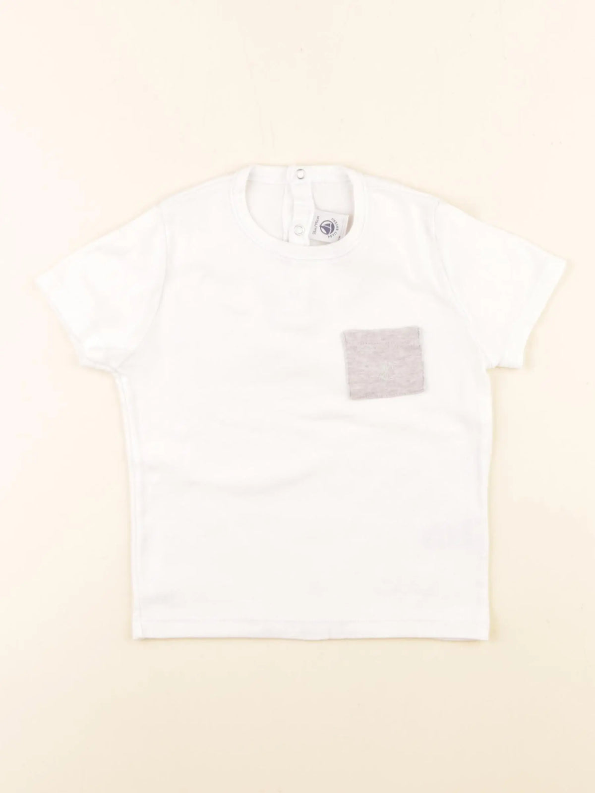 Petit Bateau - tee-shirt blanc - 36 mois