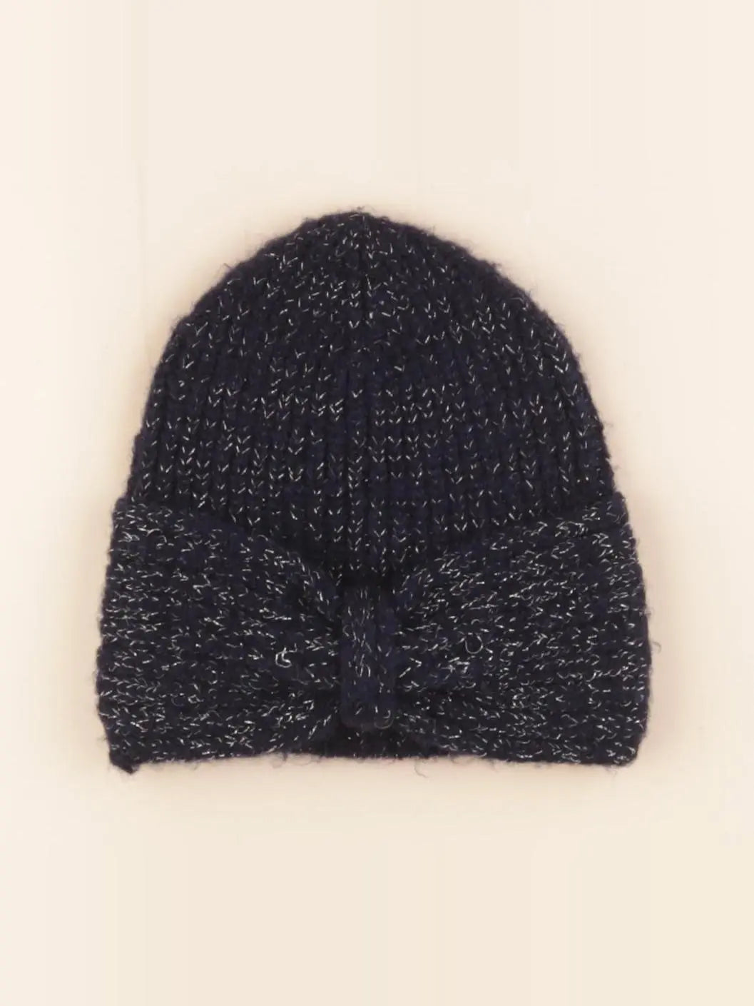 Vertbaudet - bonnet bleu, argent - 2/3 ans