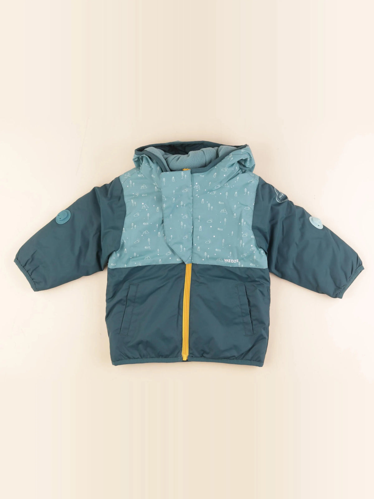 Decathlon ski - manteau de ski bleu - 24 mois