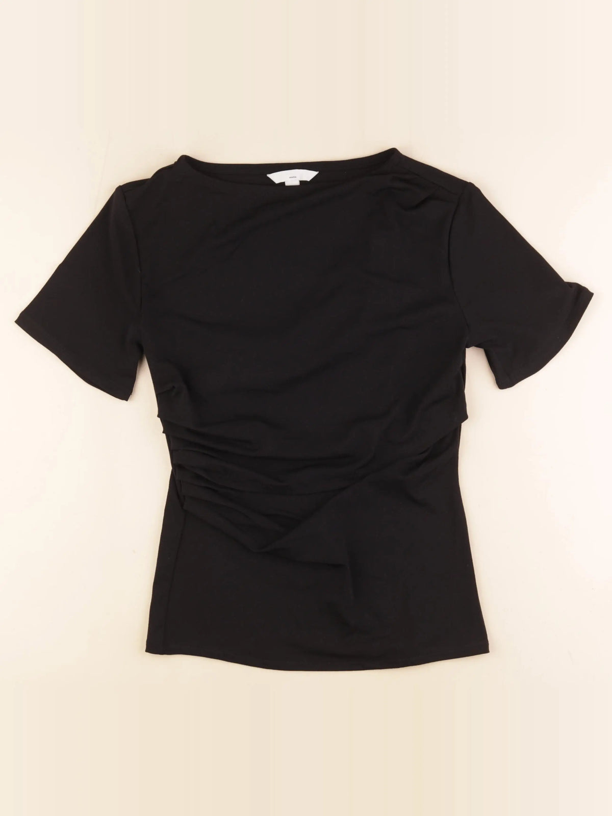 H&M - tee-shirt grossesse noir - xs