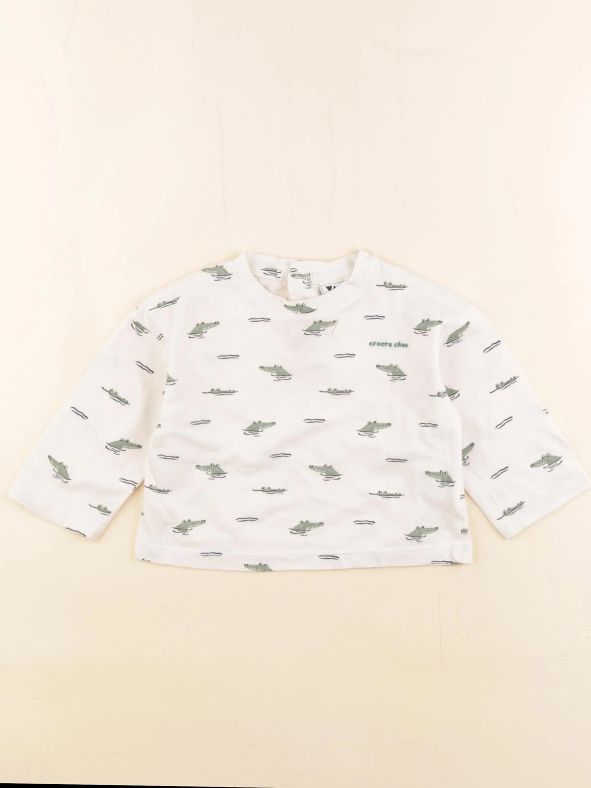 Tape à l'oeil - tee-shirt beige, vert - 12 mois