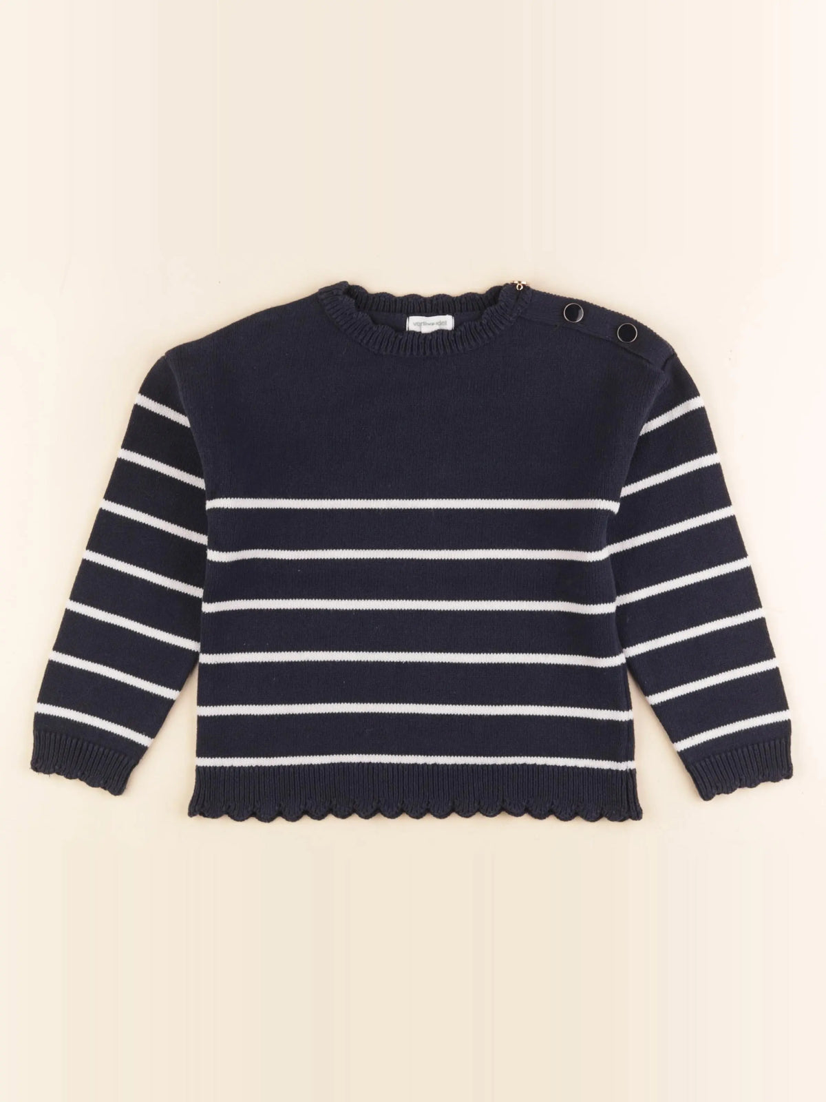 Vertbaudet - pull bleu - 6 ans