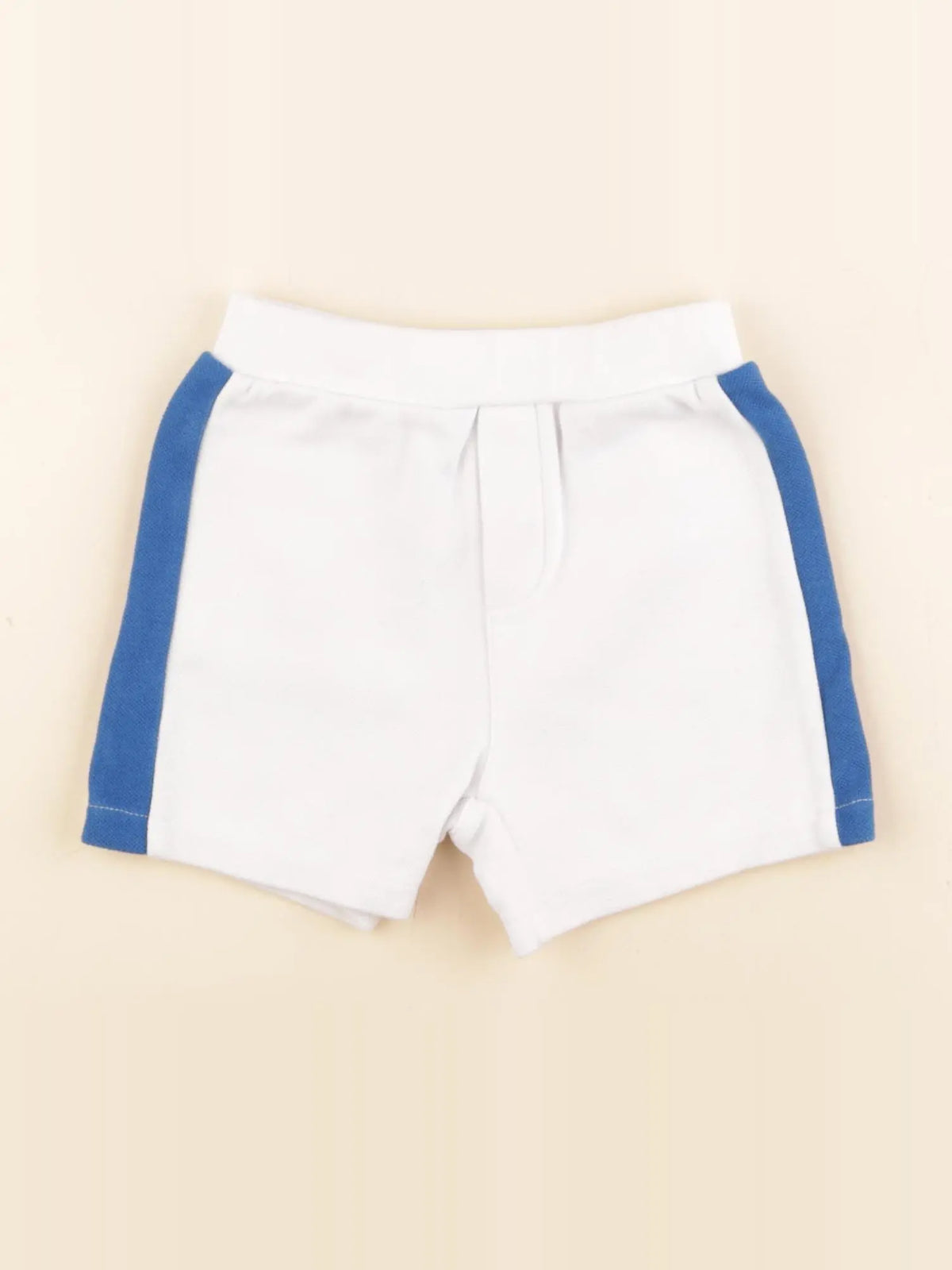 Jacadi - short blanc, bleu - 24 mois
