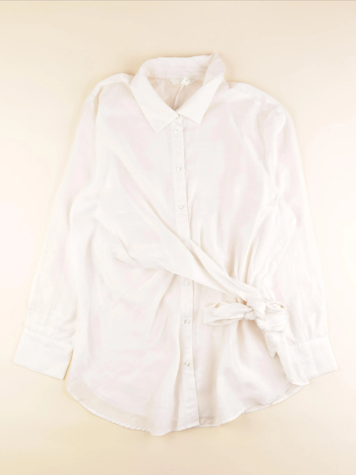 H&M - chemise grossesse, allaitement blanc - xl