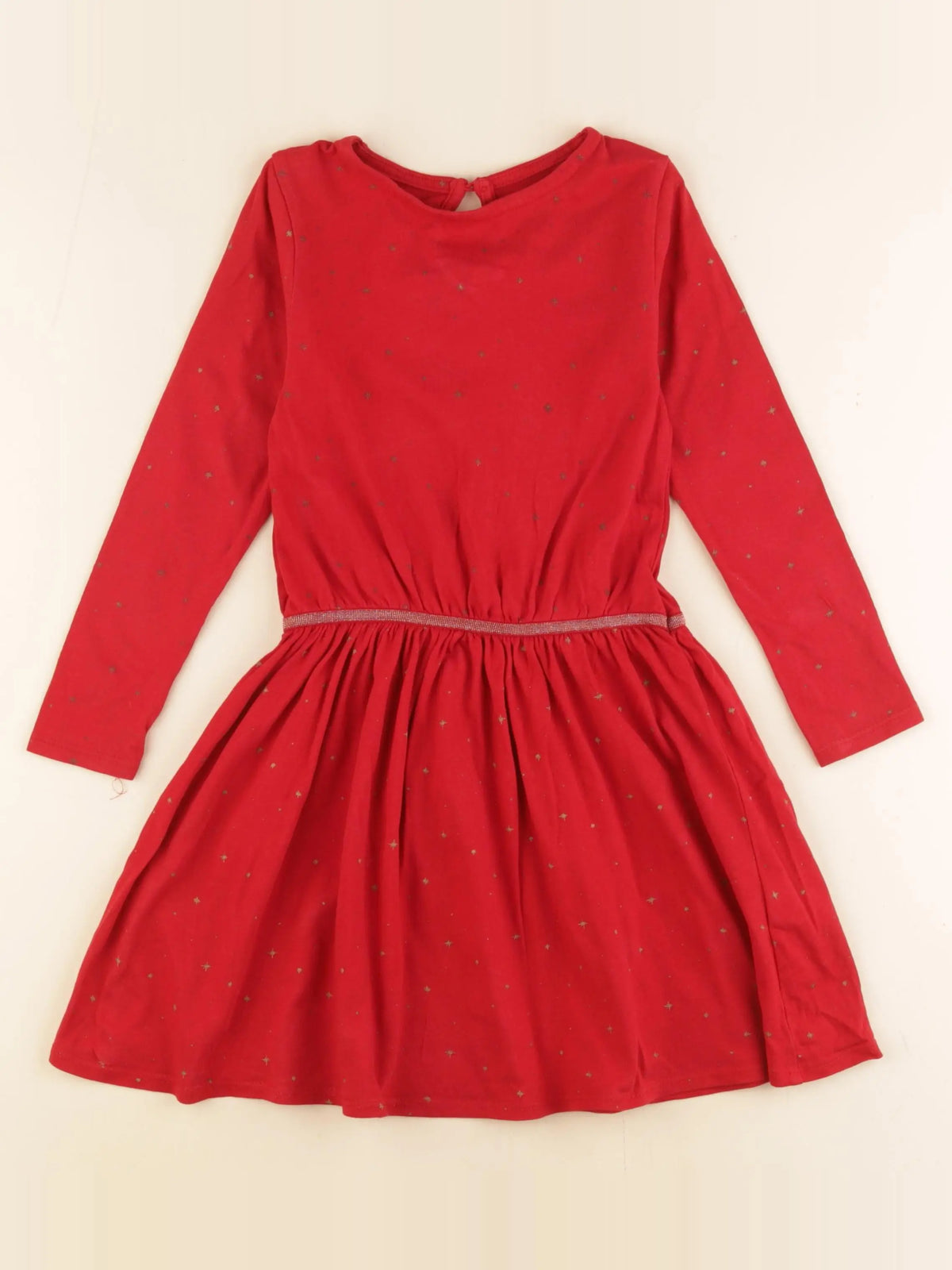 Vertbaudet - robe rouge - 6 ans
