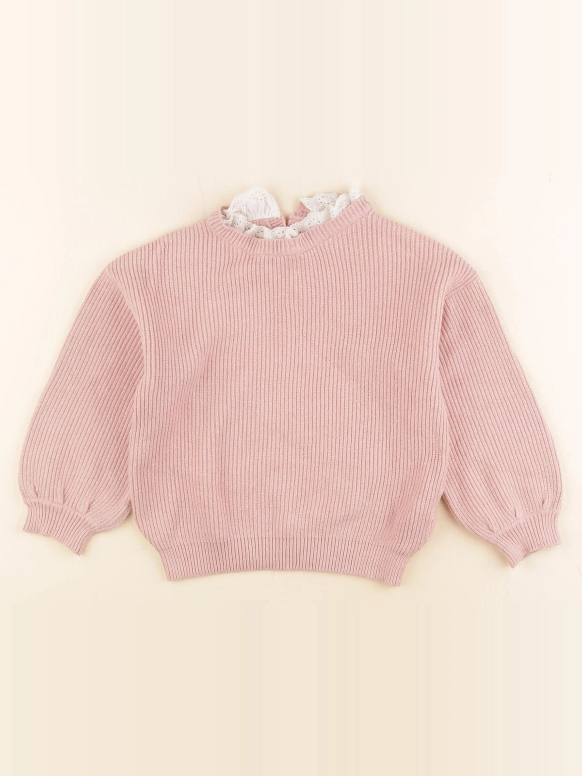 Vertbaudet - pull rose - 5 ans