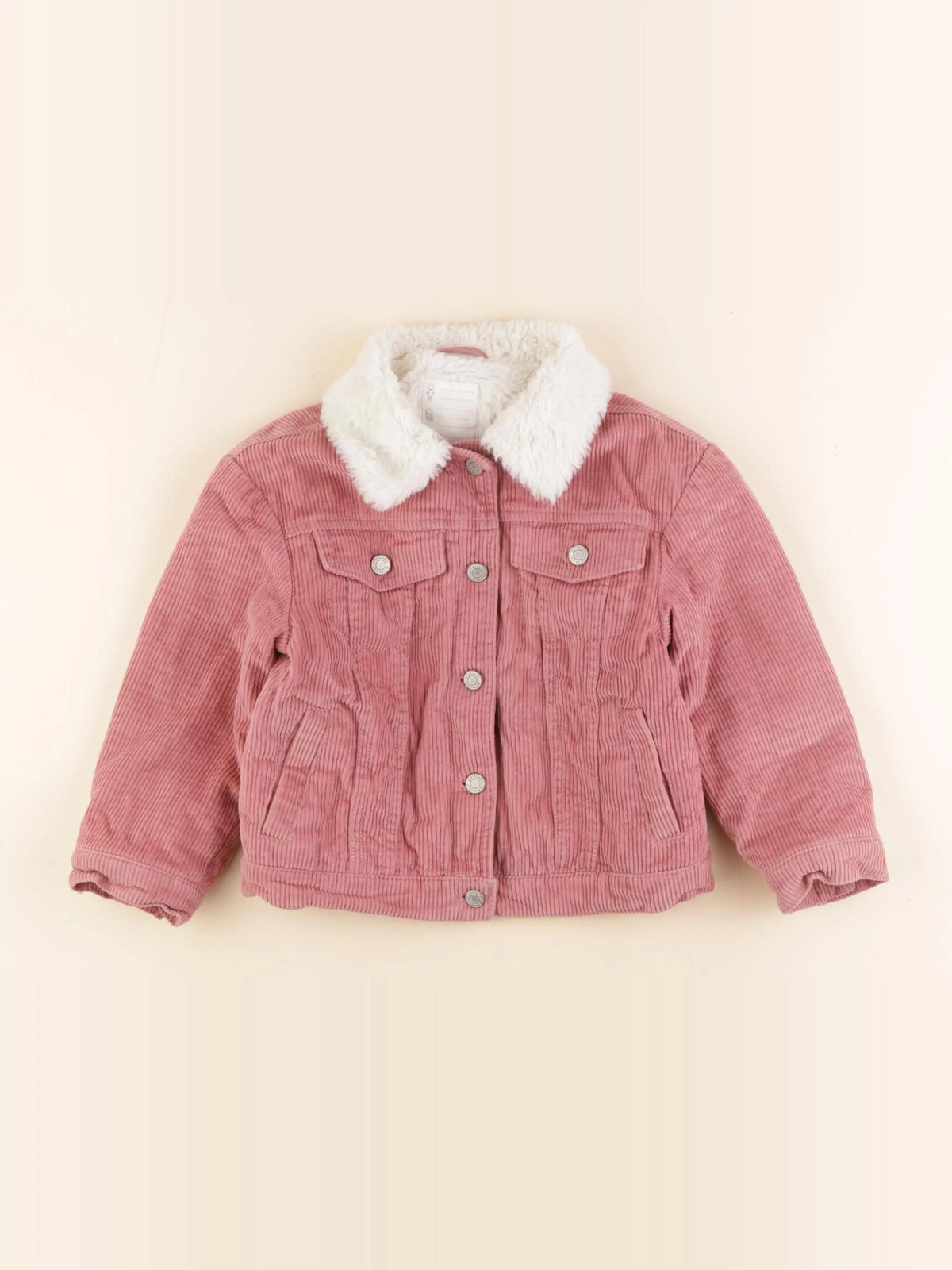Vertbaudet - veste rose - 6 ans