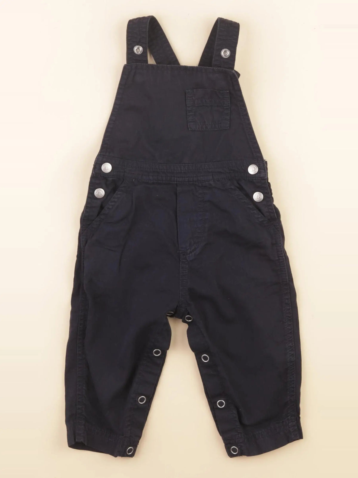 Petit Bateau - salopette bleu - 6 mois