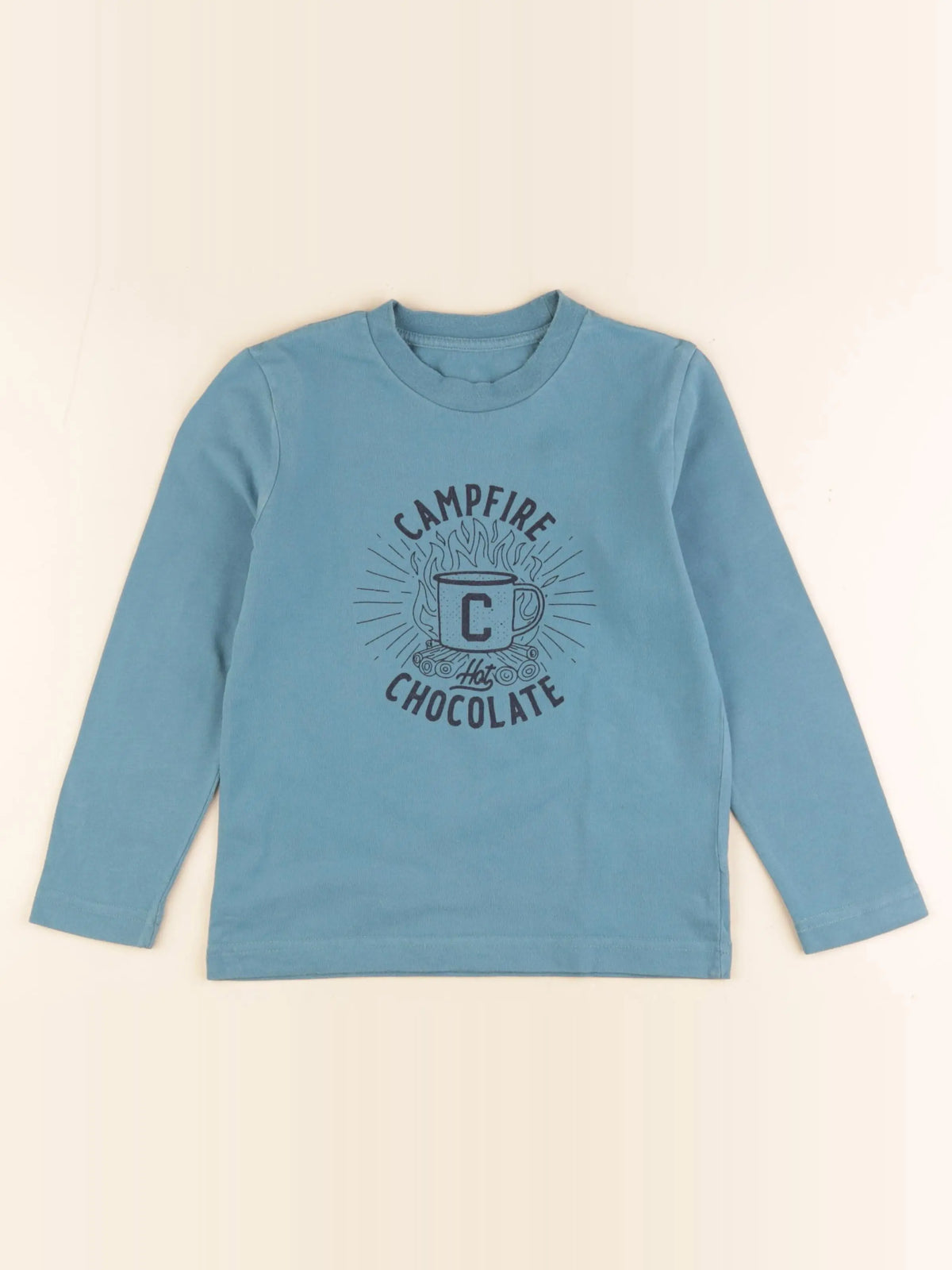 Cyrillus - tee-shirt bleu - 6 ans