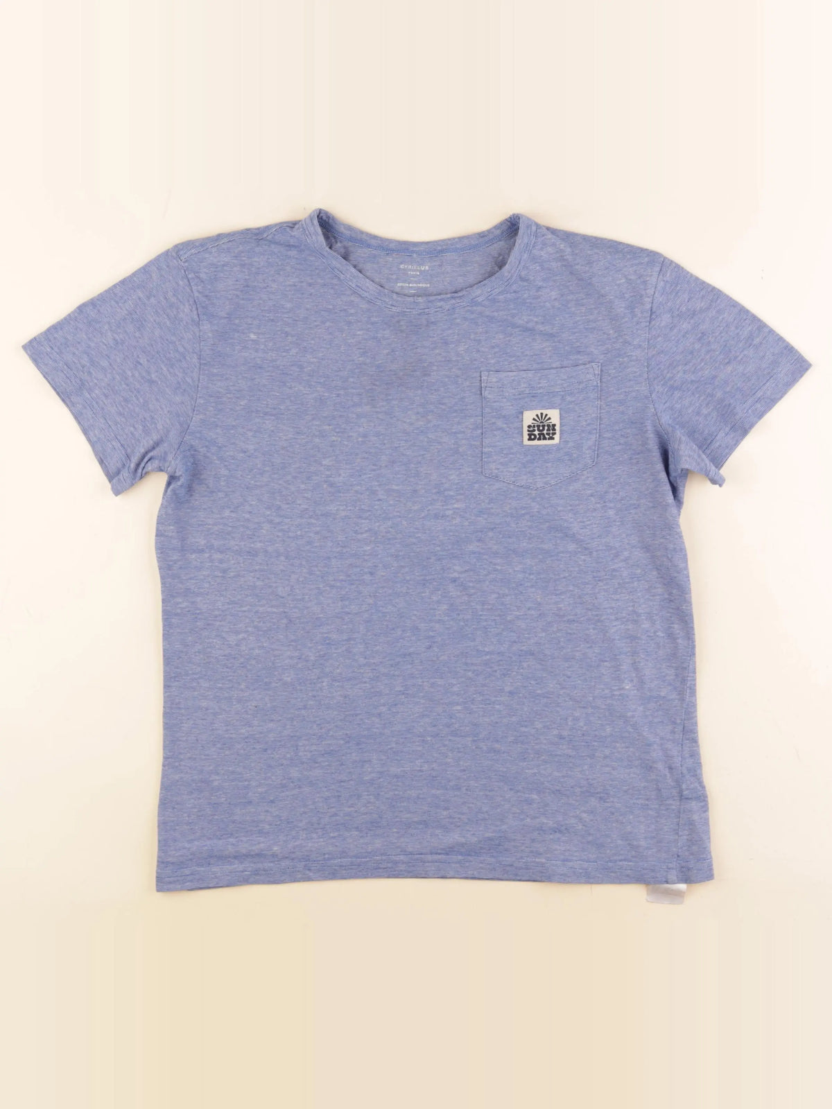 Cyrillus - tee-shirt bleu - 12 ans