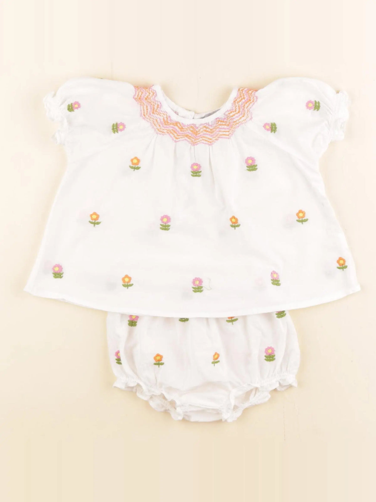 Boutchou - ensemble blanc, multicolore - 9 mois