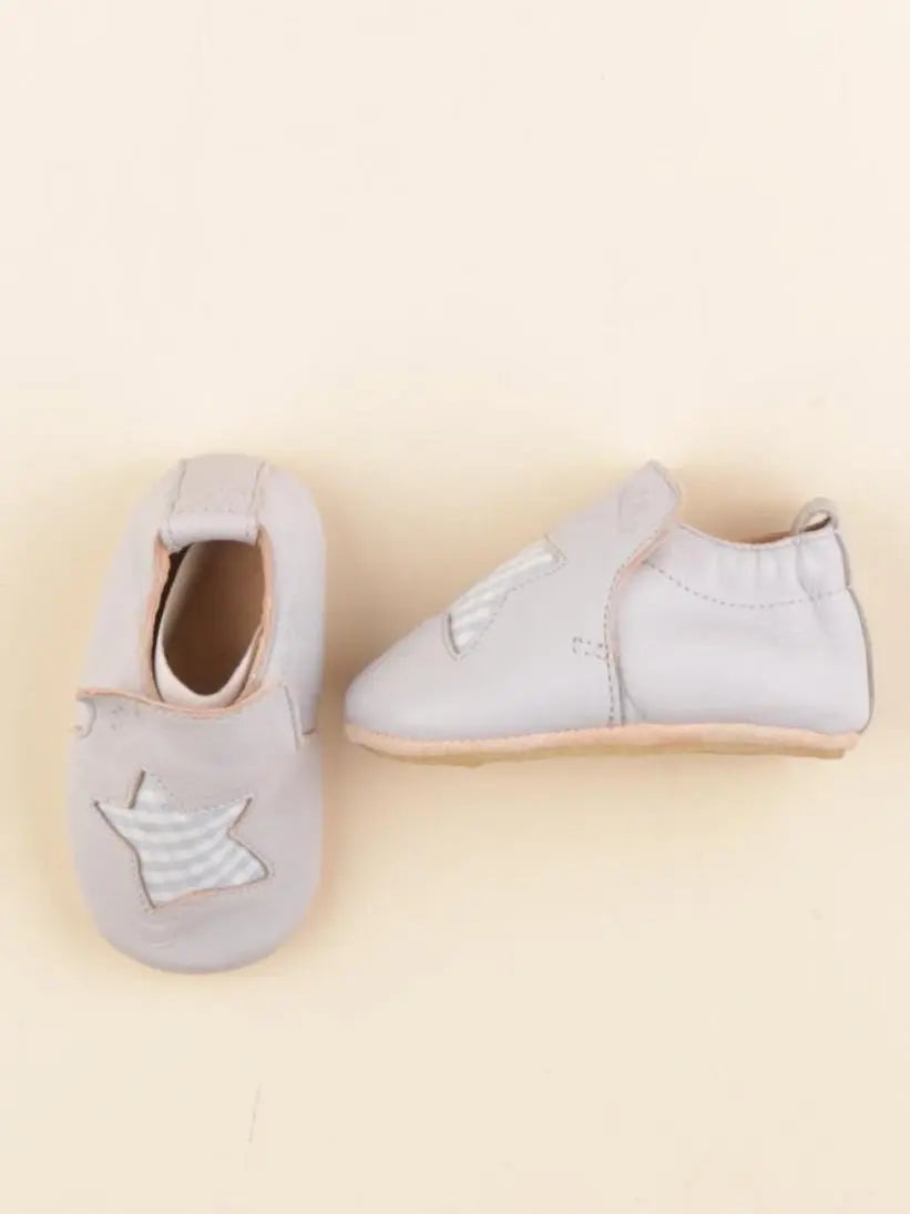 Easy Peasy - chaussons bleu, gris - pointure 18/19