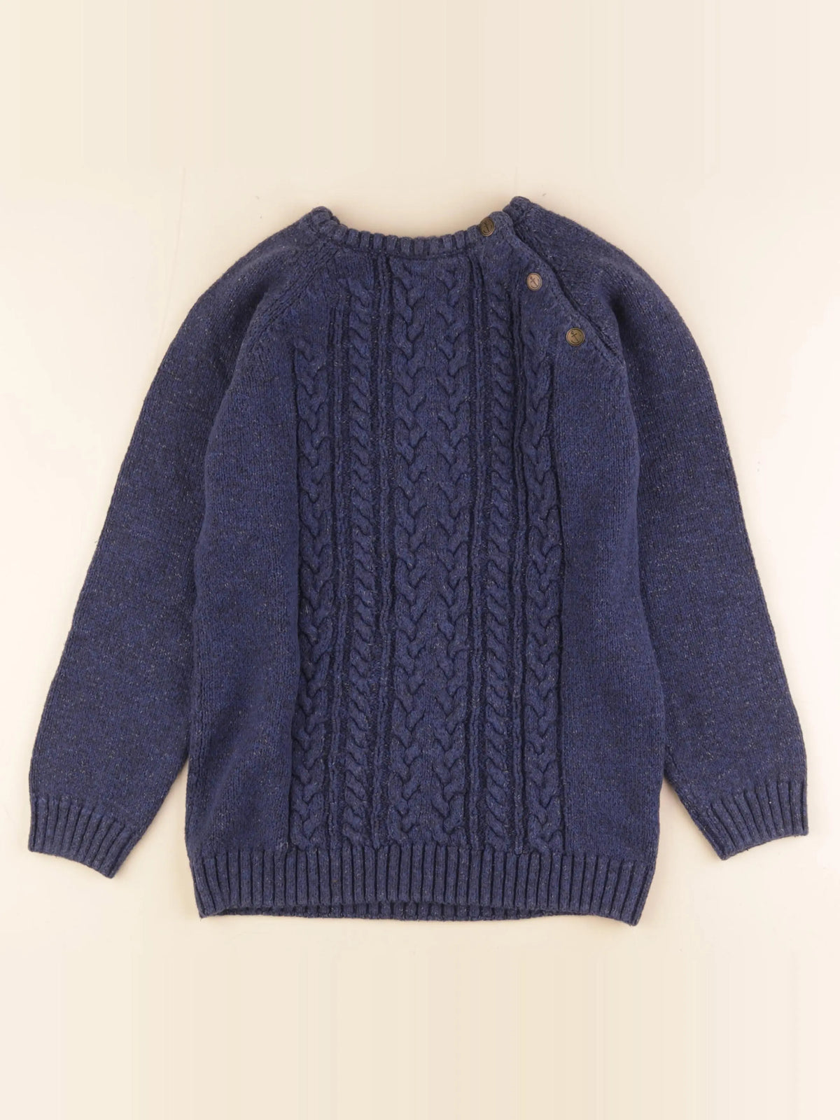 Vertbaudet - pull bleu - 12 ans