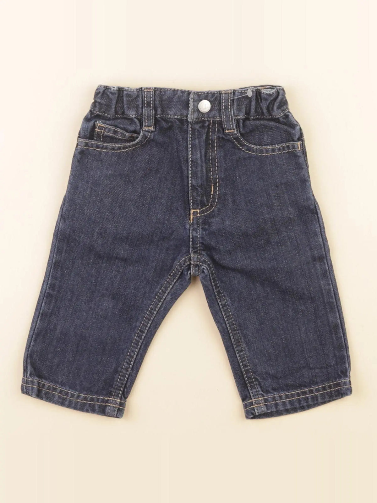Petit Bateau - jean bleu - 3 mois