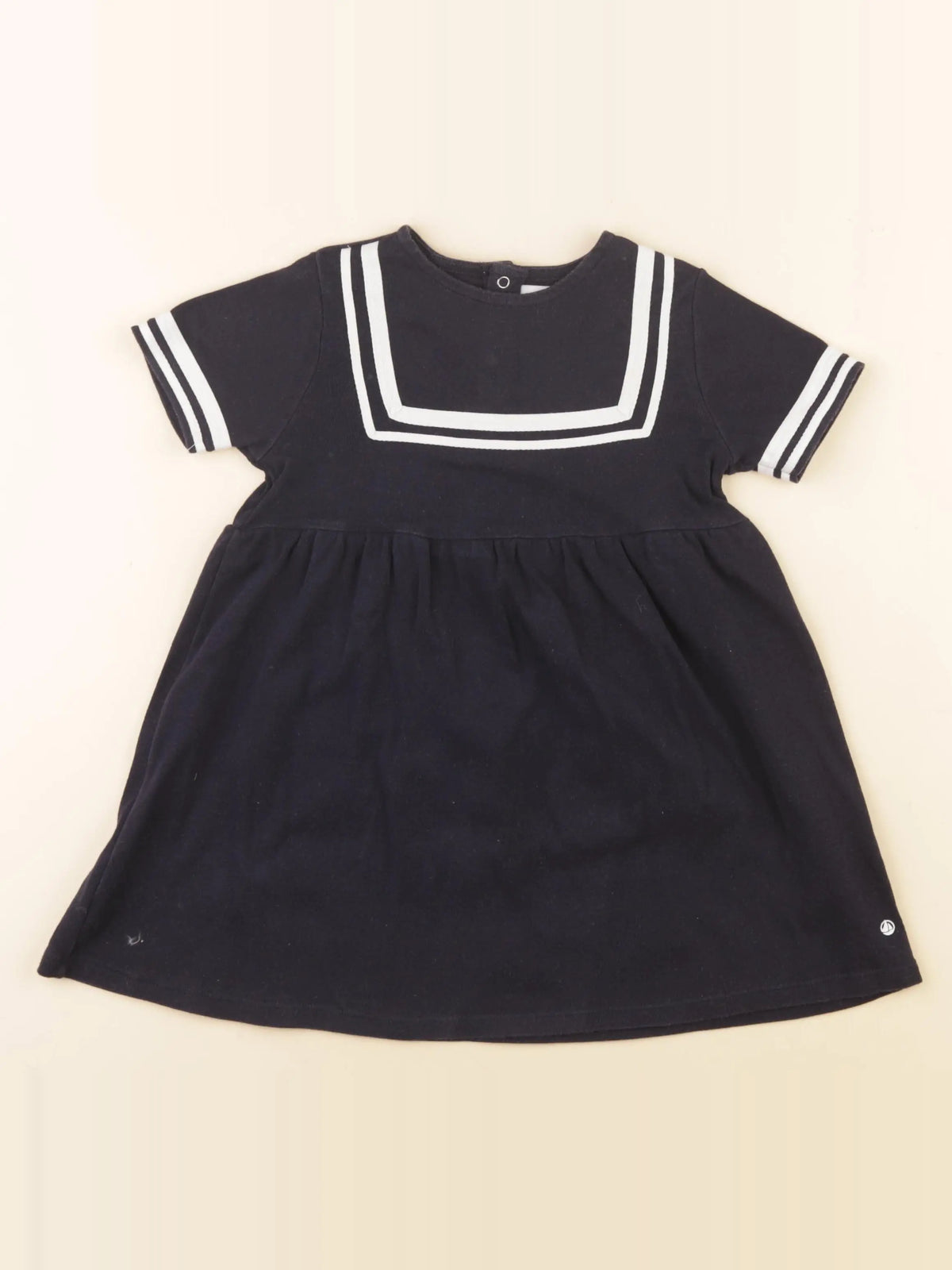 Petit Bateau - robe bleu - 36 mois