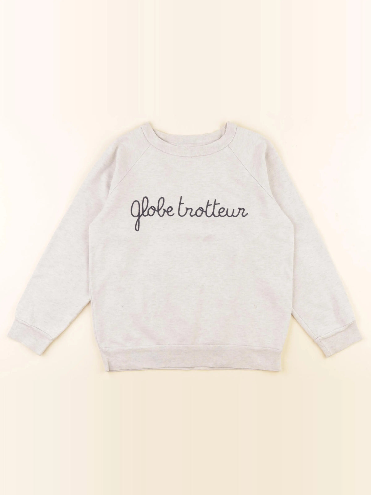 Petit Bateau - sweat gris - 8 ans