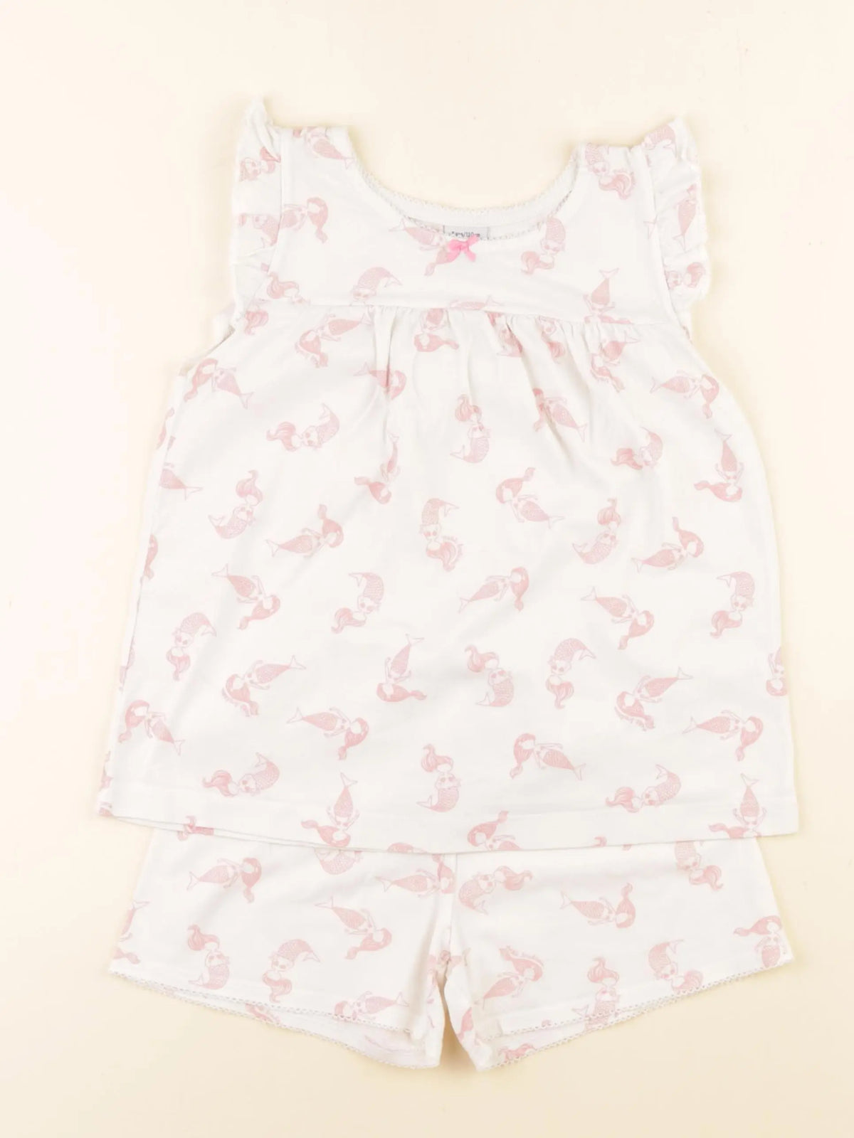 Petit Bateau - pyjama coton rose - 5 ans