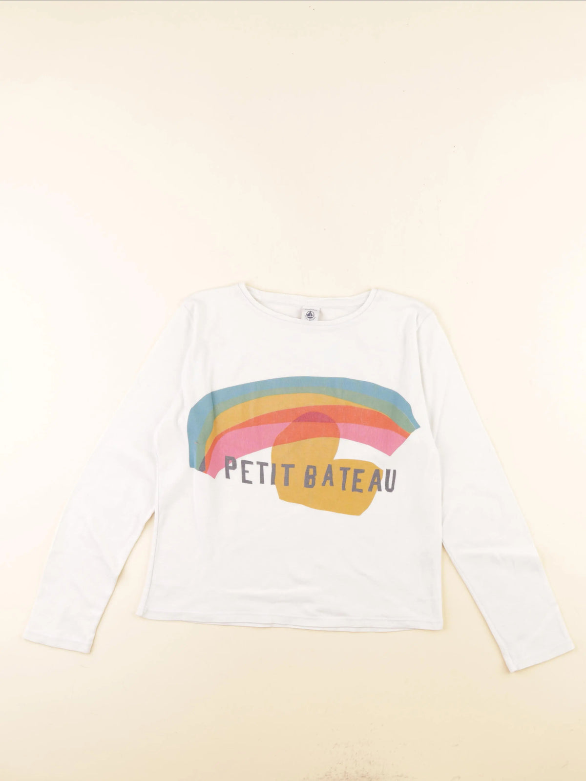 Petit Bateau - tee-shirt blanc - 10 ans