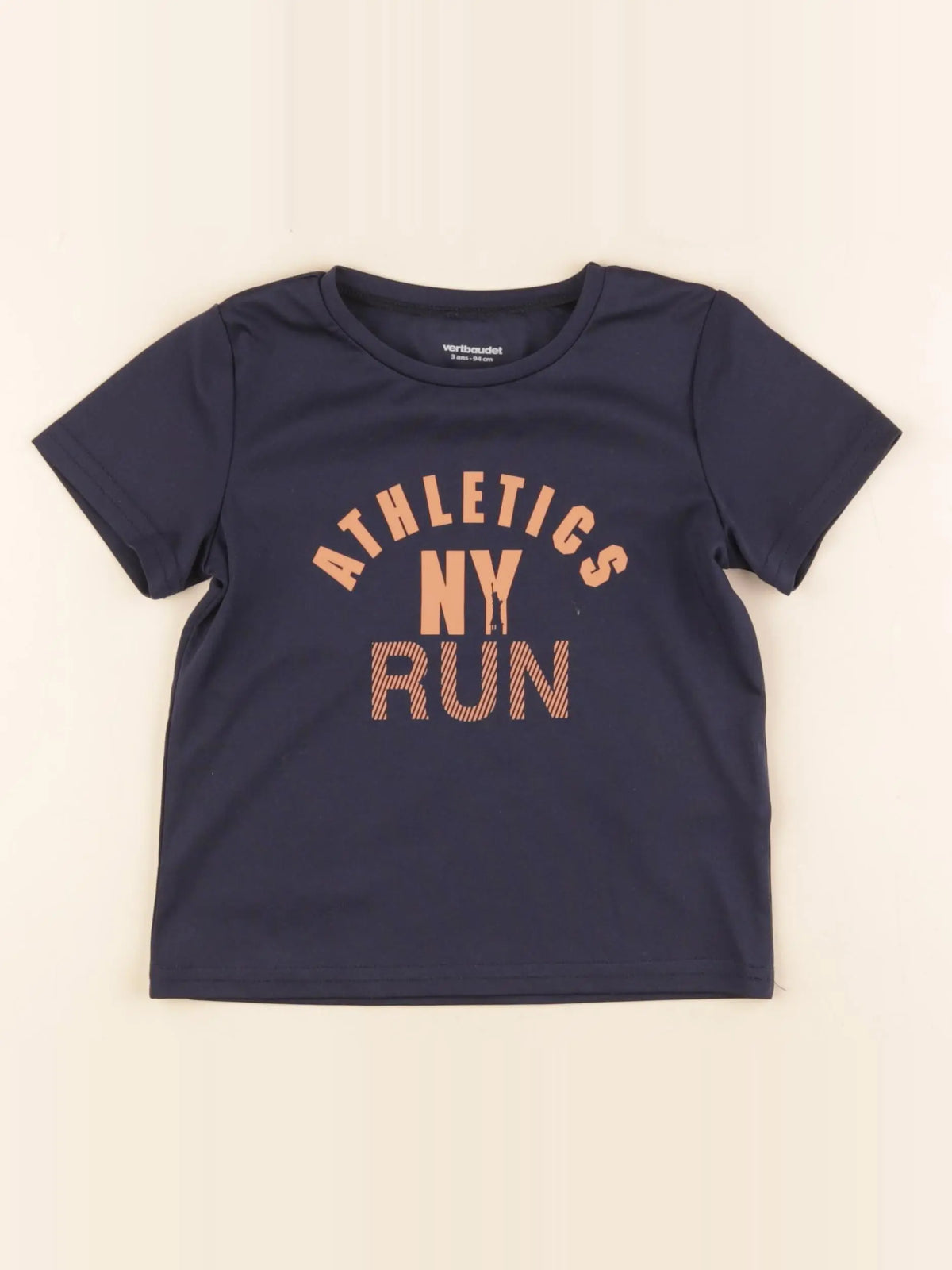 Vertbaudet - tee-shirt bleu - 3 ans