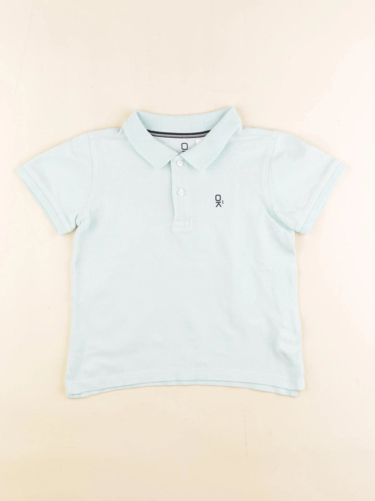 Okaidi - polo bleu - 6 ans