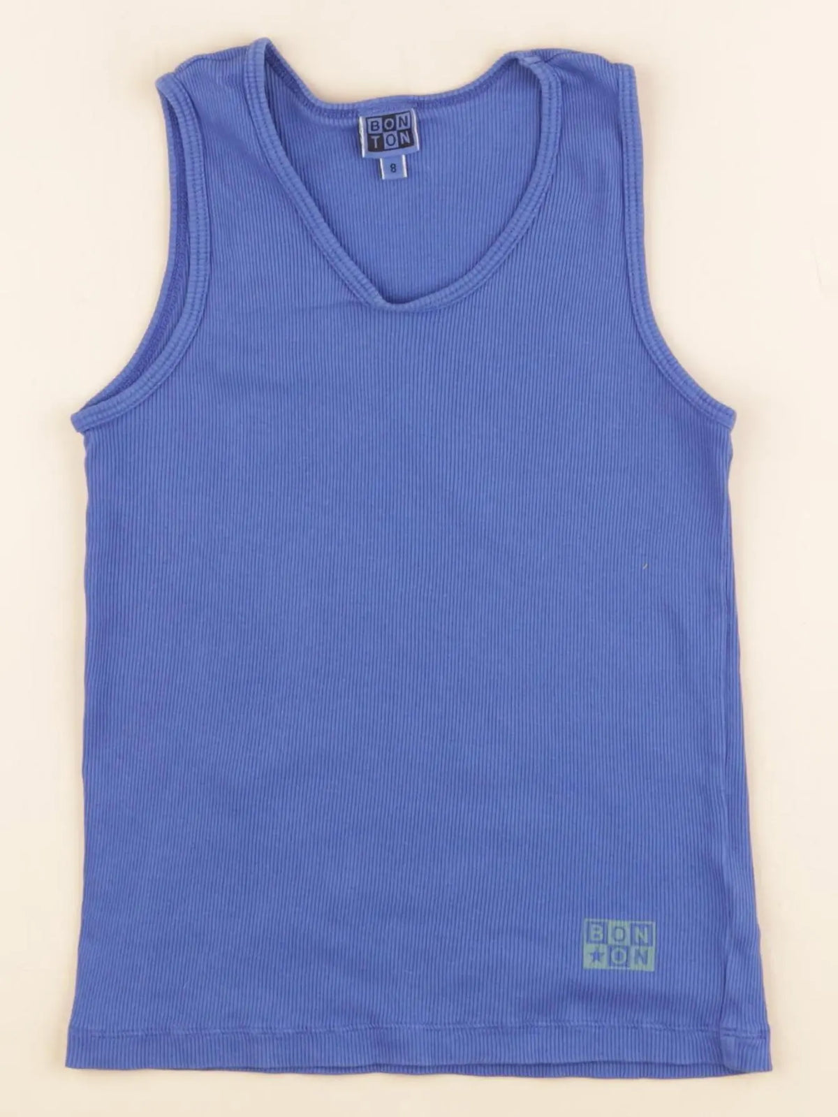 Bonton - débardeur bleu - 8 ans