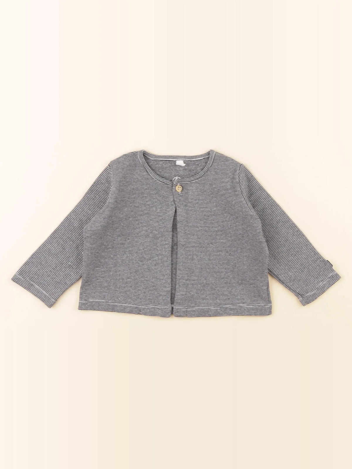 Petit Bateau - tee-shirt bleu - 12 mois