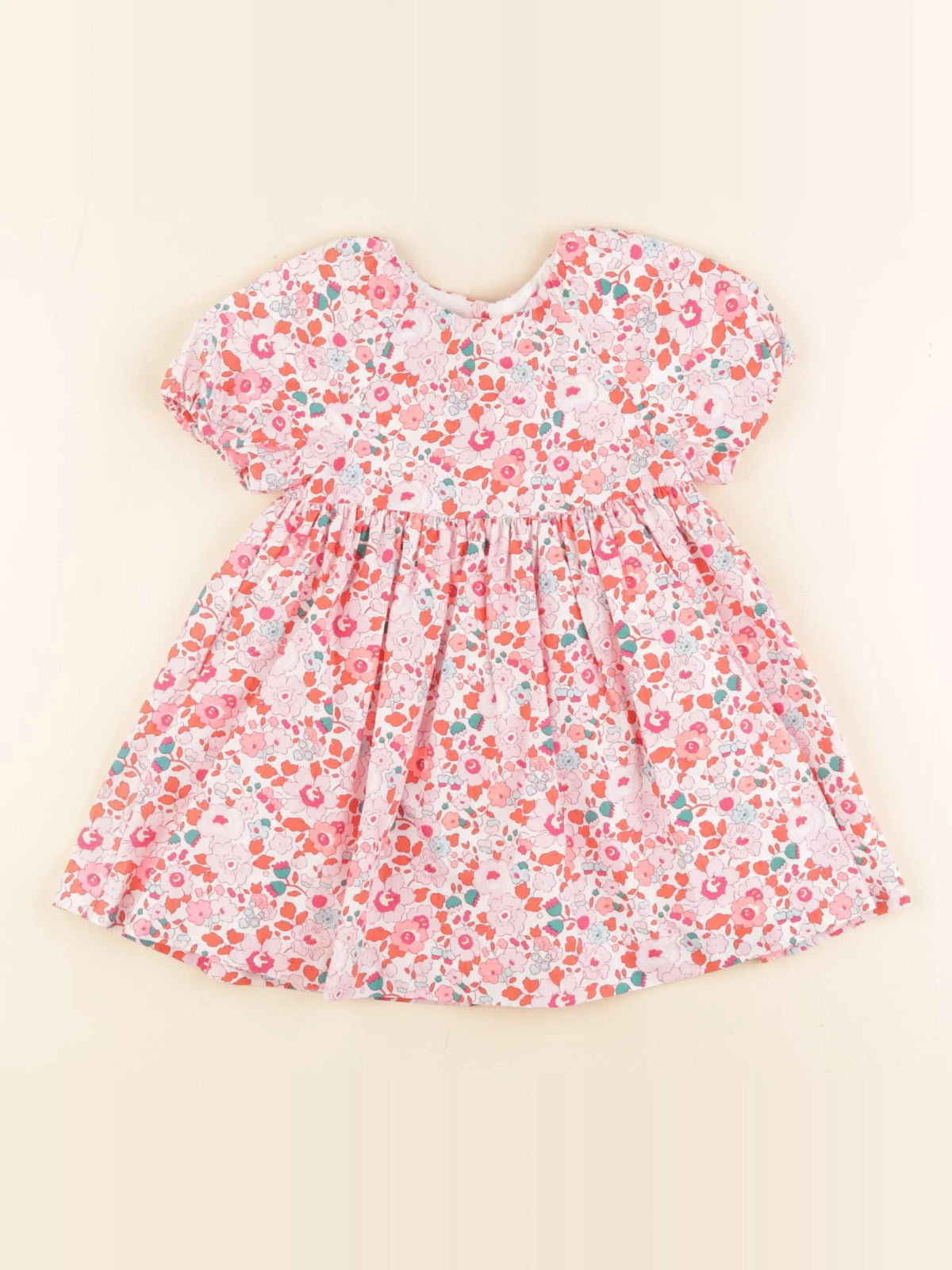 Jacadi - robe liberty rose - 18 mois