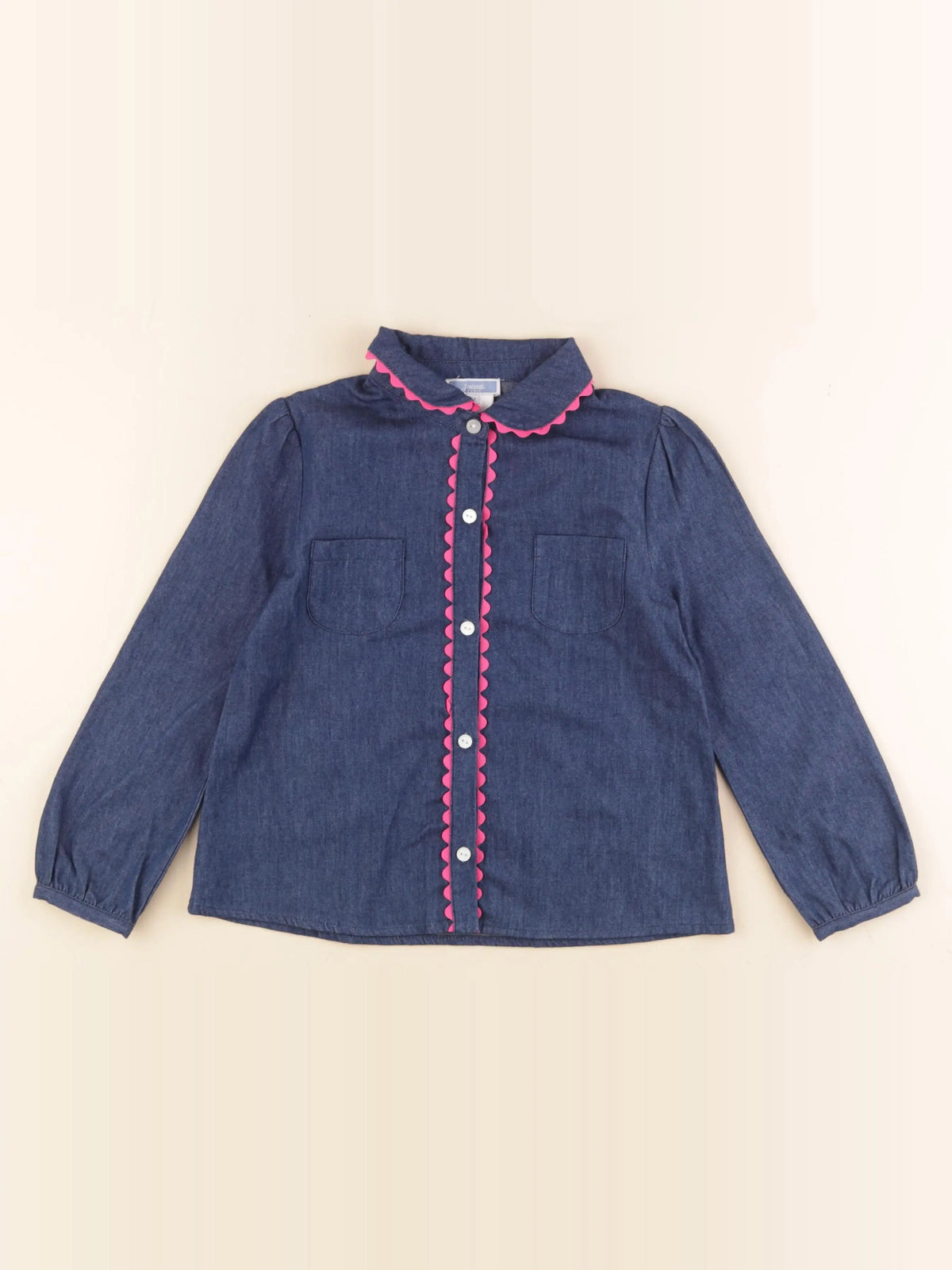Jacadi - chemise bleu - 6 ans