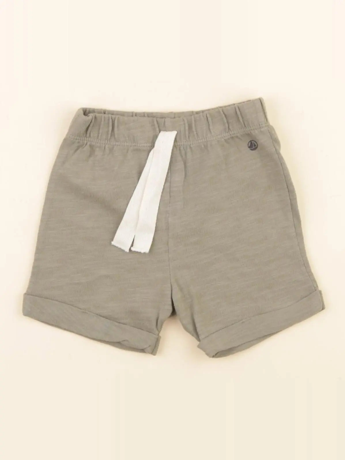 Petit Bateau - short vert - 6 mois