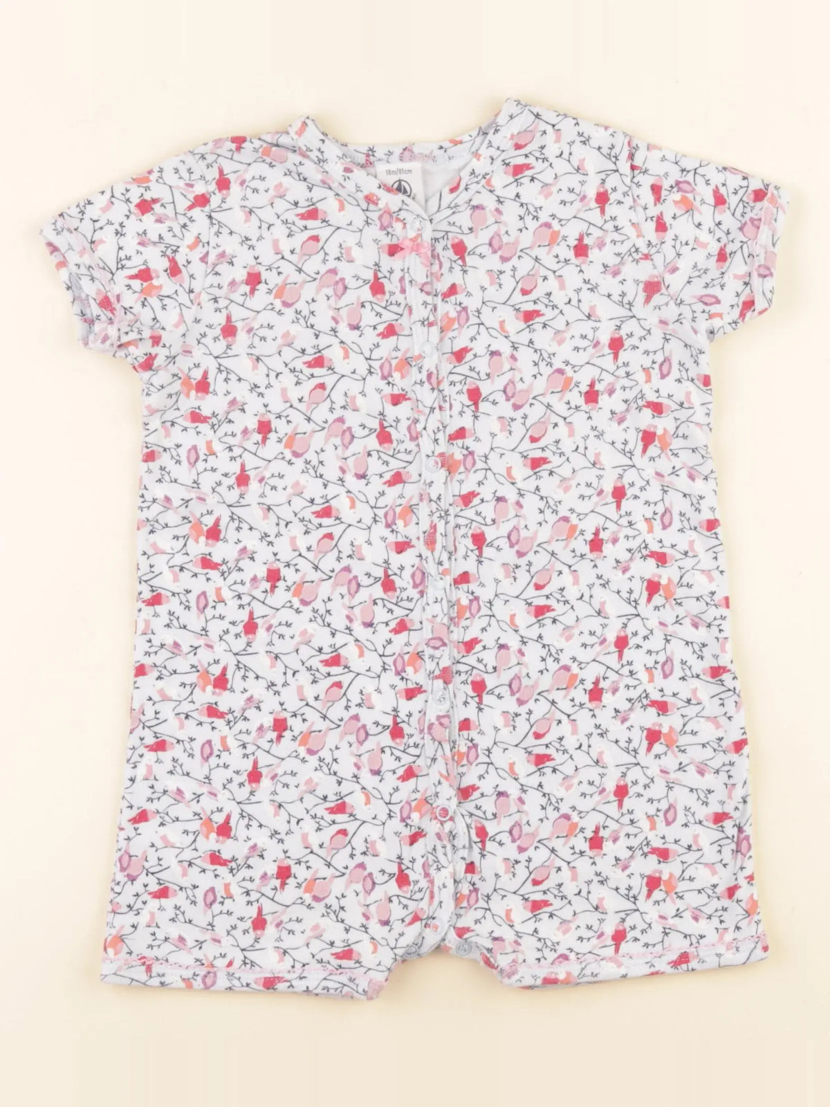 Petit Bateau - pyjama coton bleu - 18 mois