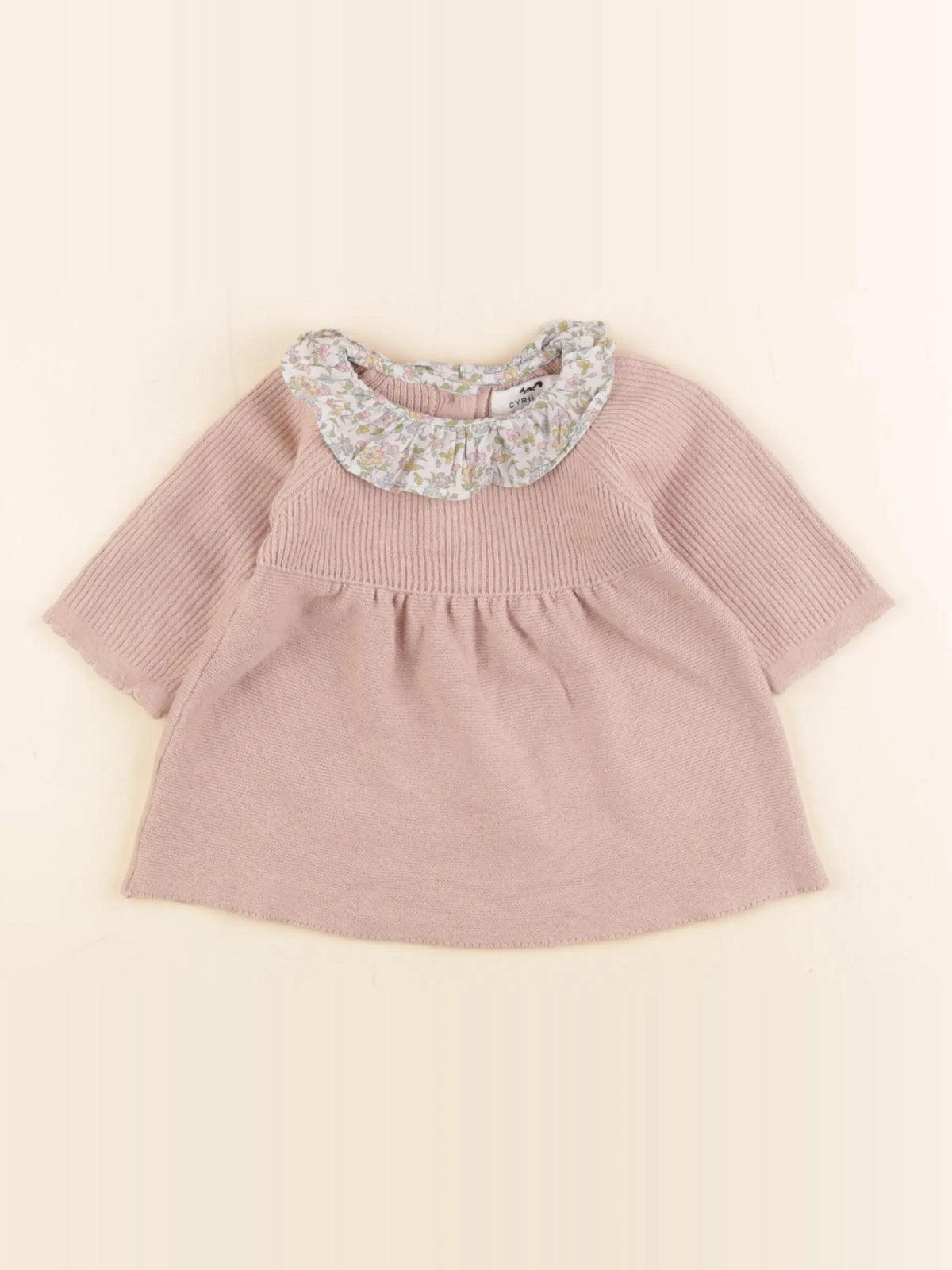 Cyrillus - robe rose - 3 mois