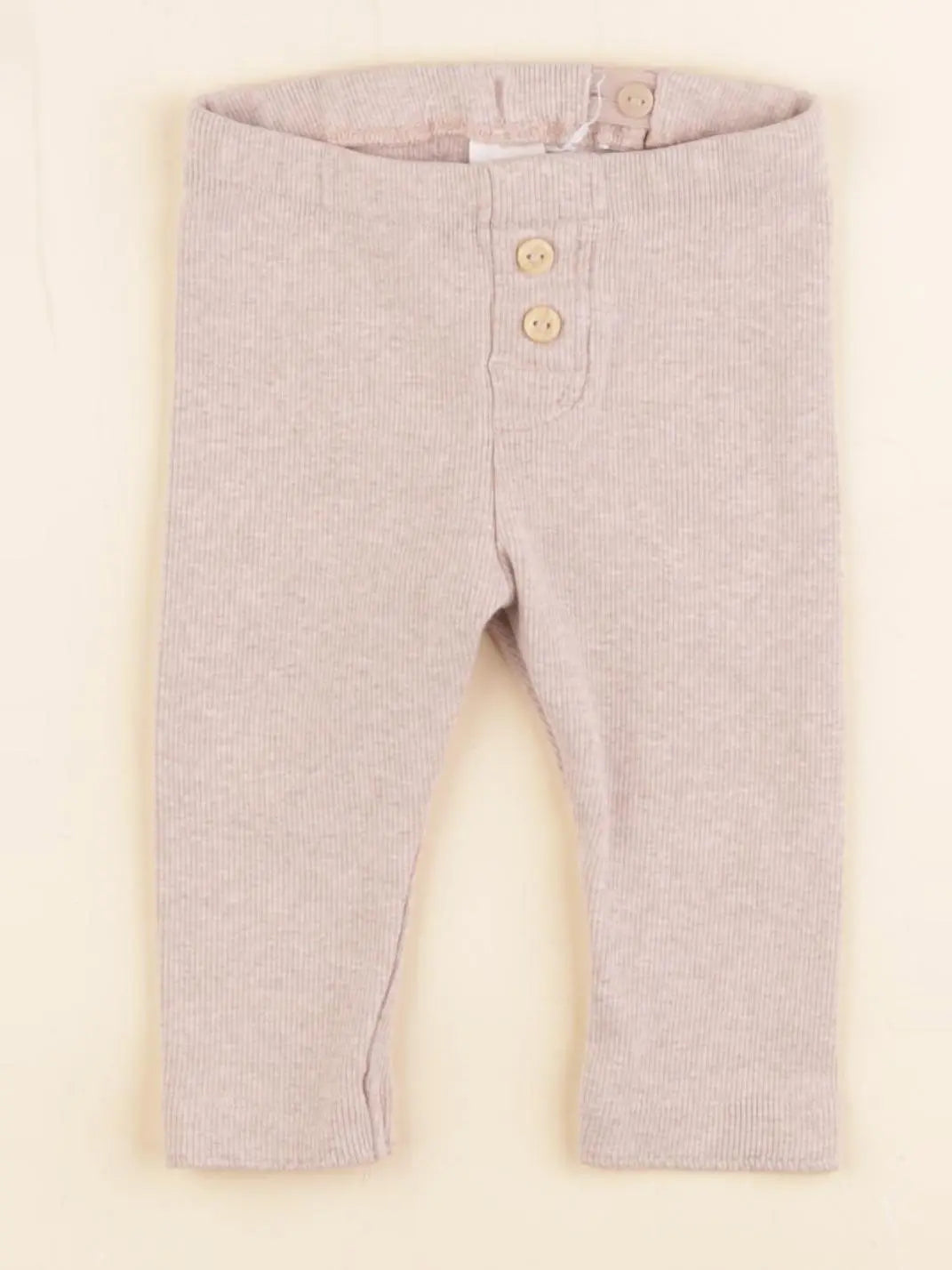 H&M - legging beige - 4/6 mois