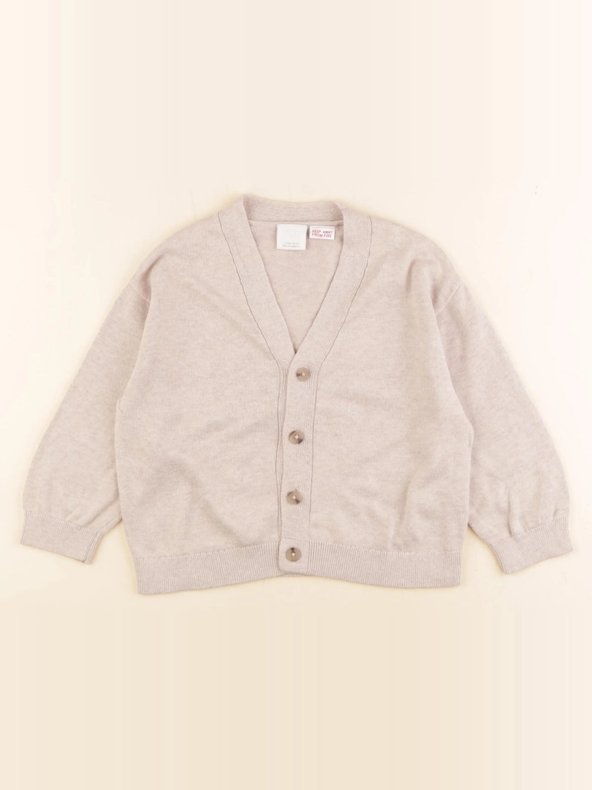 Zara - gilet marron - 3 ans