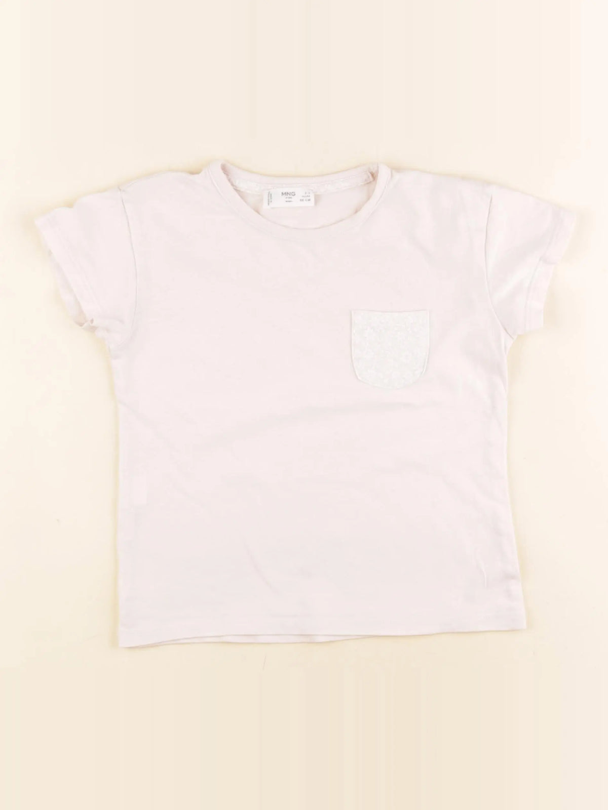 Mango - tee-shirt rose - 2/3 ans