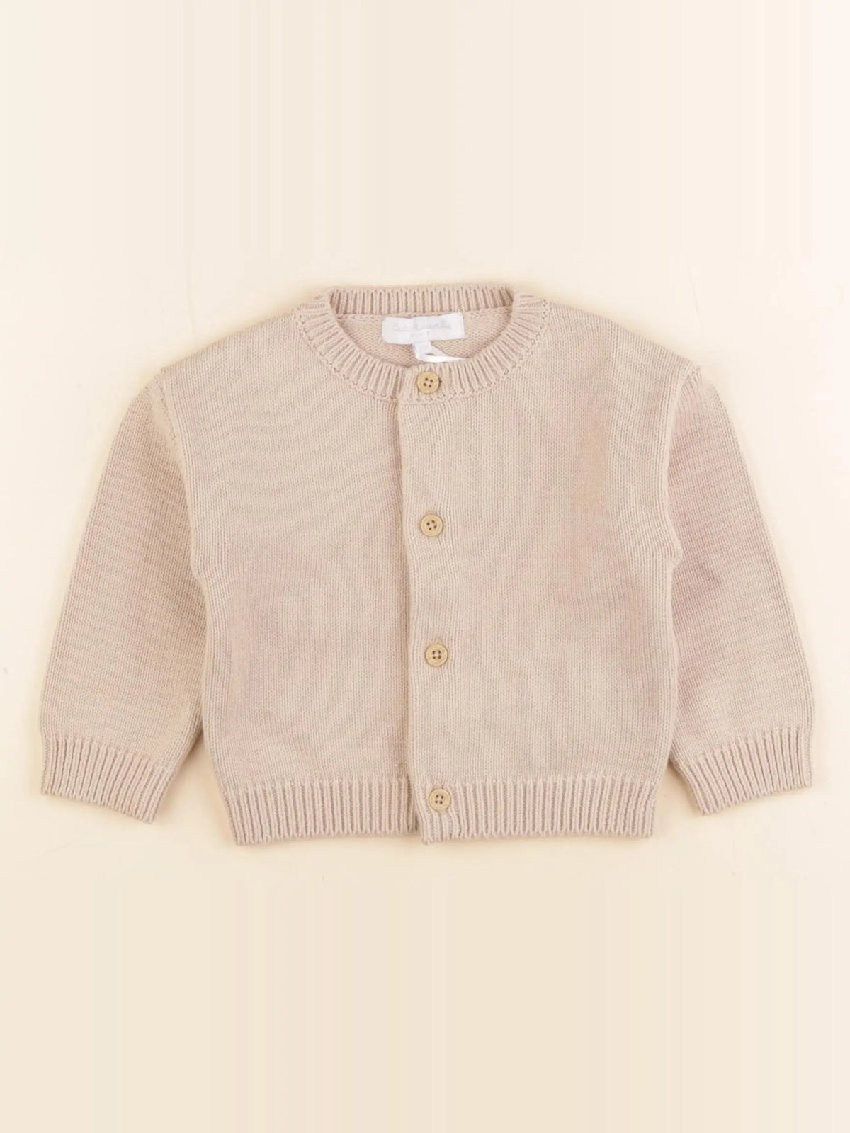 Cadet Rousselle - gilet beige - 12 mois