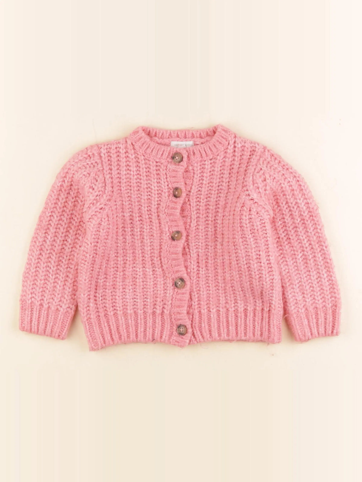 Vertbaudet - gilet rose - 2 ans