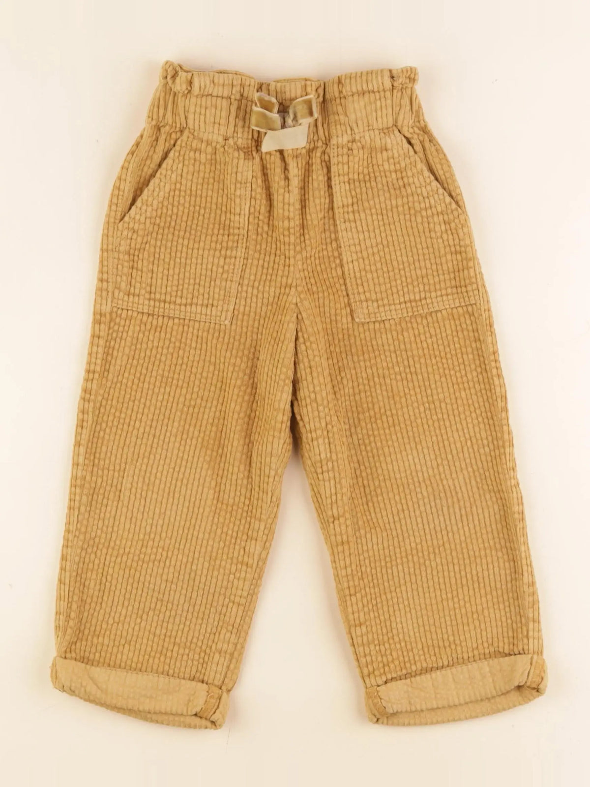 Vertbaudet - pantalon jaune - 3 ans