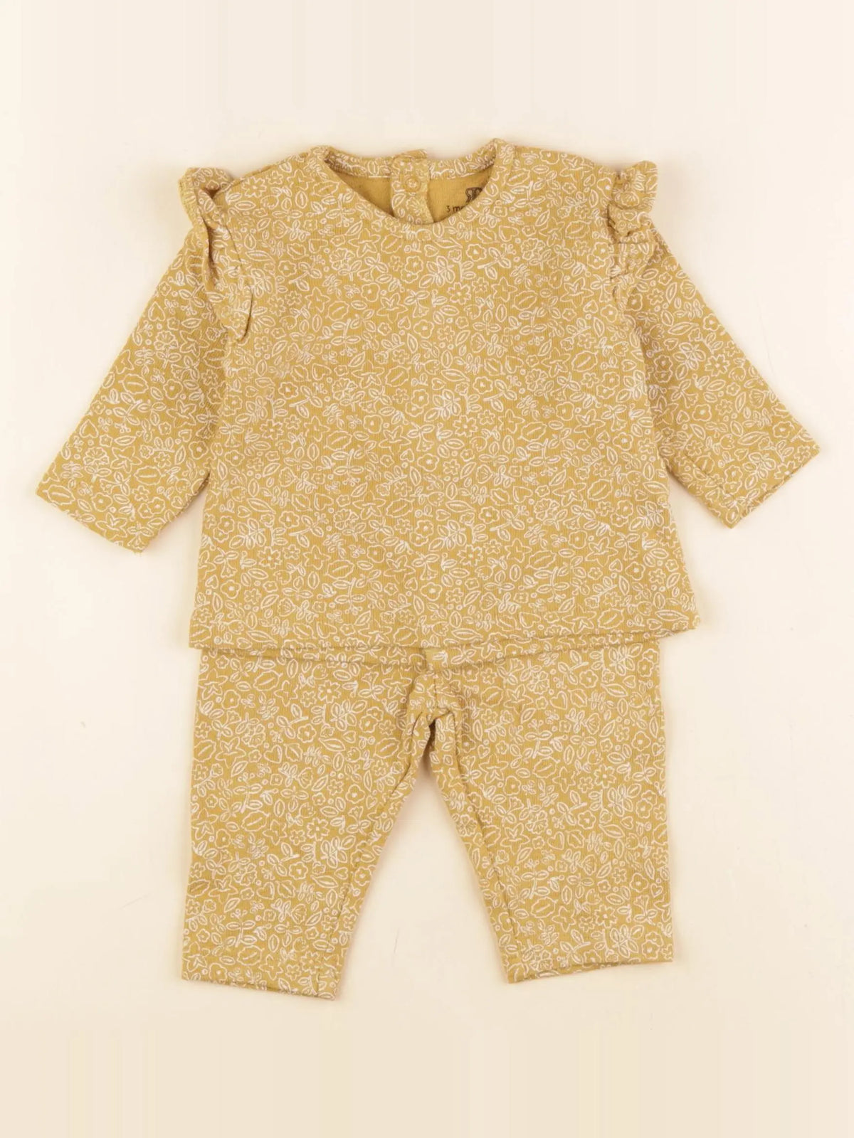La Redoute - ensemble jaune - 3 mois
